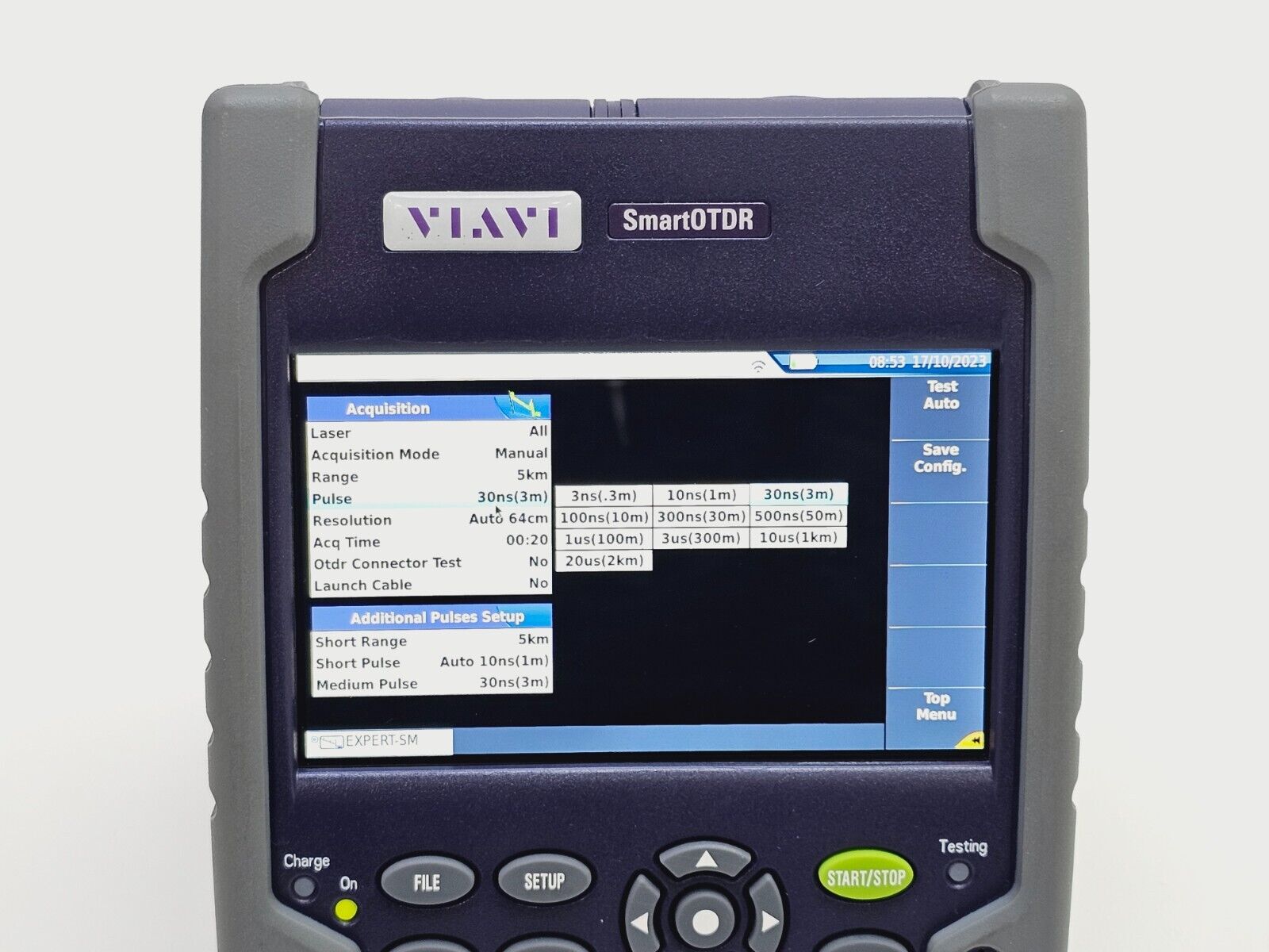 Viavi JDSU E126B SmartOTDR 1310/1550 nm 40/40 dB SM Long Haul OTDR VFL SC-APC