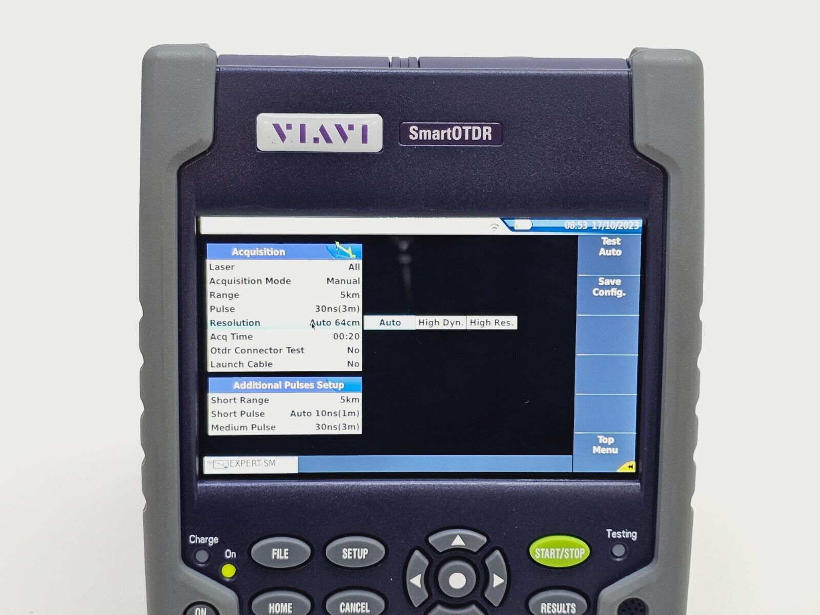 Viavi JDSU E126B SmartOTDR 1310/1550 nm 40/40 dB SM Long Haul OTDR VFL SC-APC