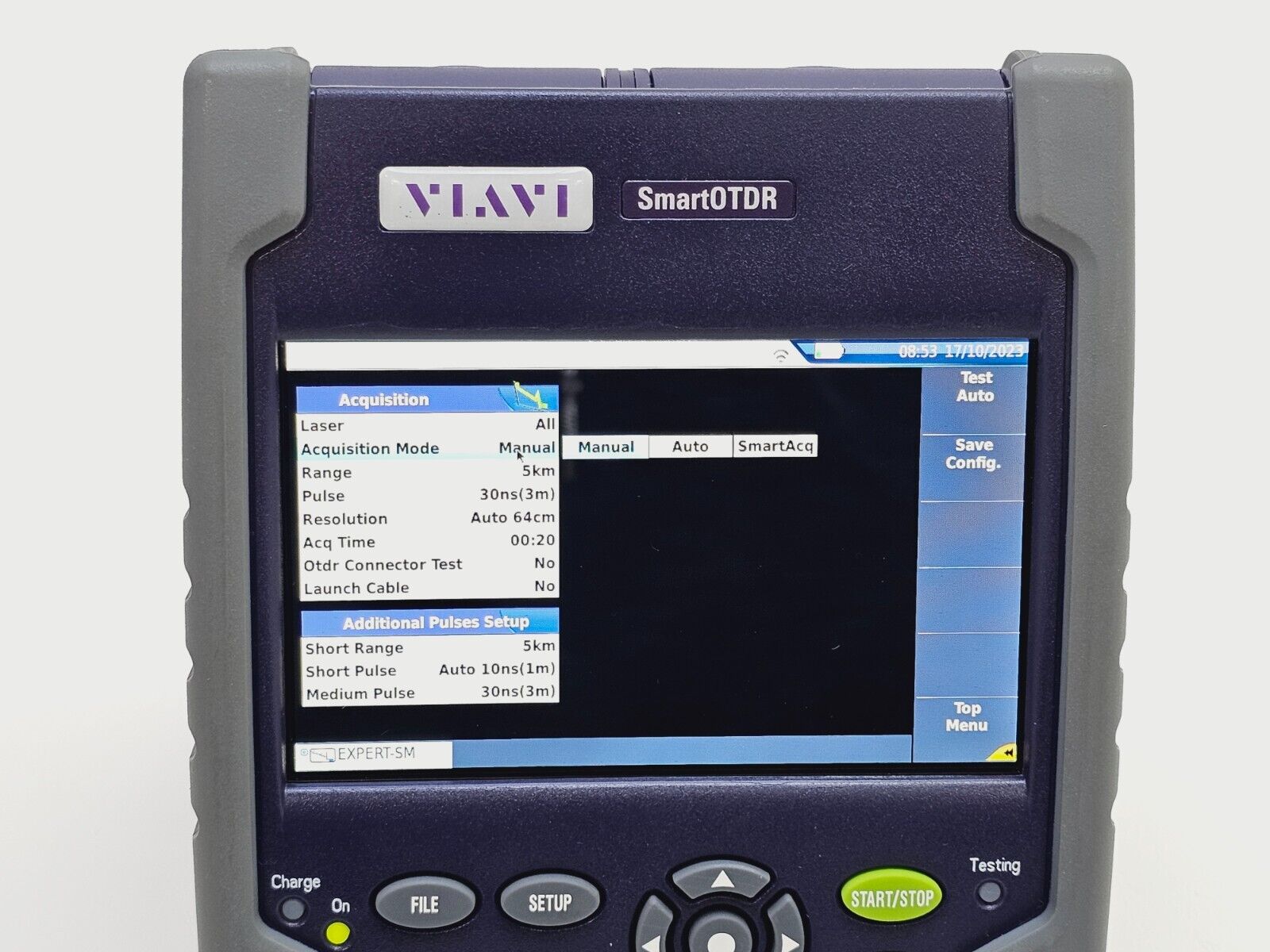 Viavi JDSU E126B SmartOTDR 1310/1550 nm 40/40 dB SM Long Haul OTDR VFL SC-APC