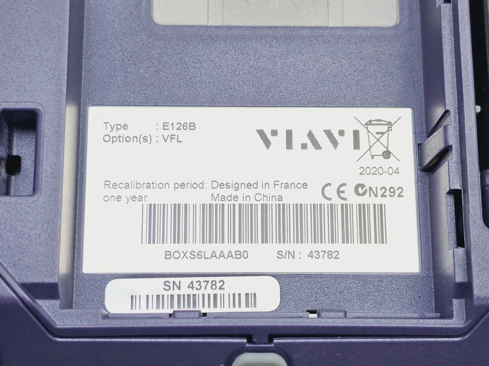 Viavi JDSU E126B SmartOTDR 1310/1550 nm 40/40 dB SM Long Haul OTDR VFL SC-APC