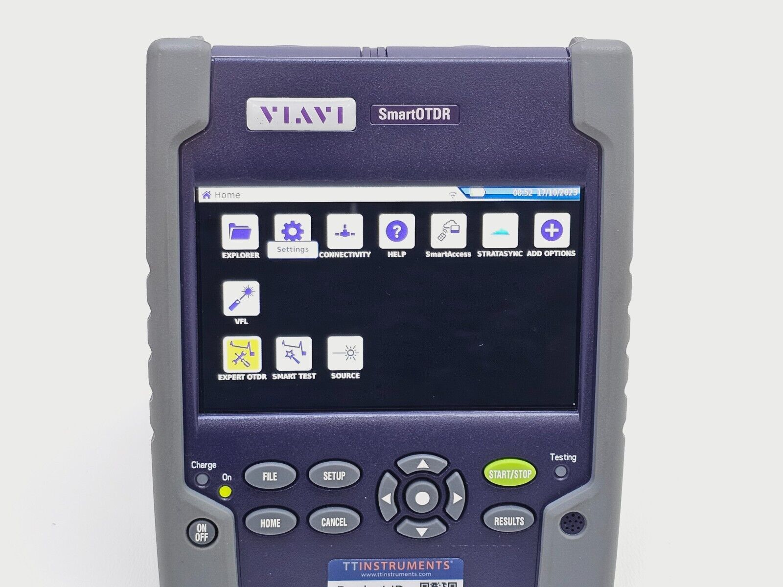 Viavi JDSU E126B SmartOTDR 1310/1550 nm 40/40 dB SM Long Haul OTDR VFL SC-APC