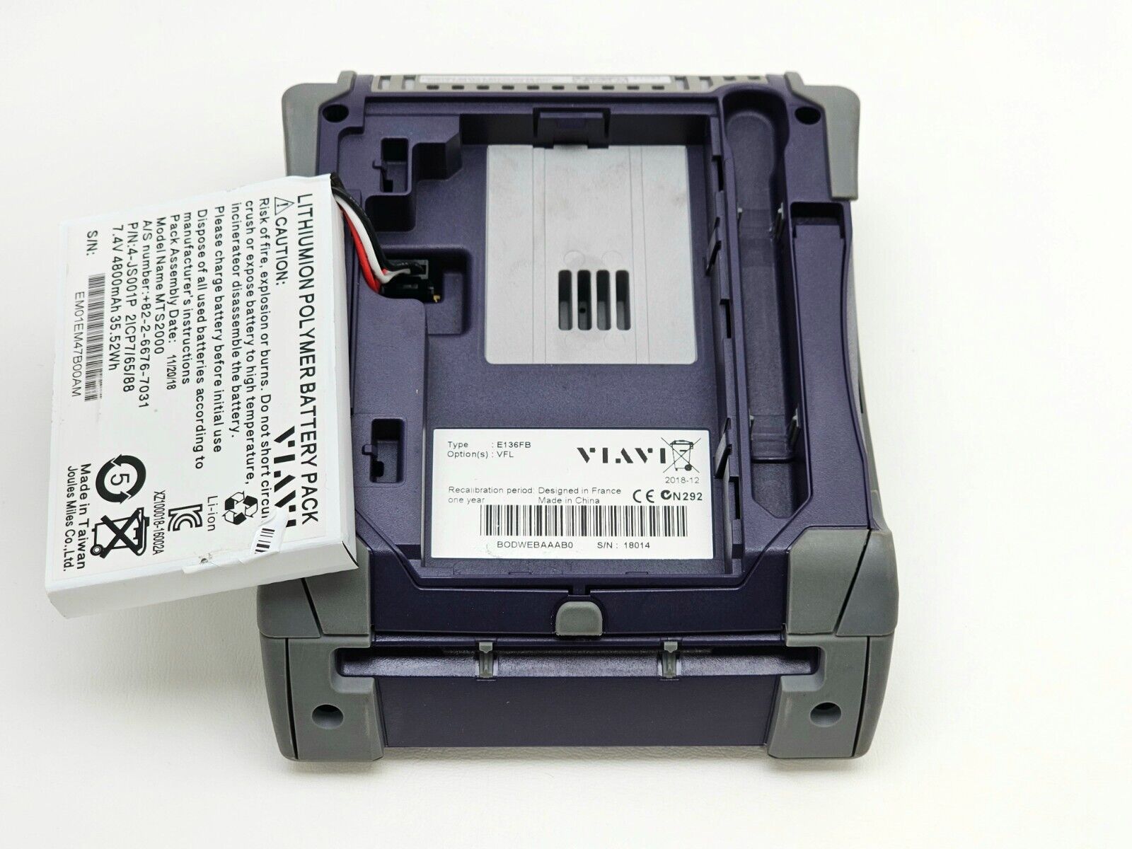 Viavi JDSU E136FB SmartOTDR 1310/1550 & 1625 Live 41 dB SM Long Haul OTDR VFL