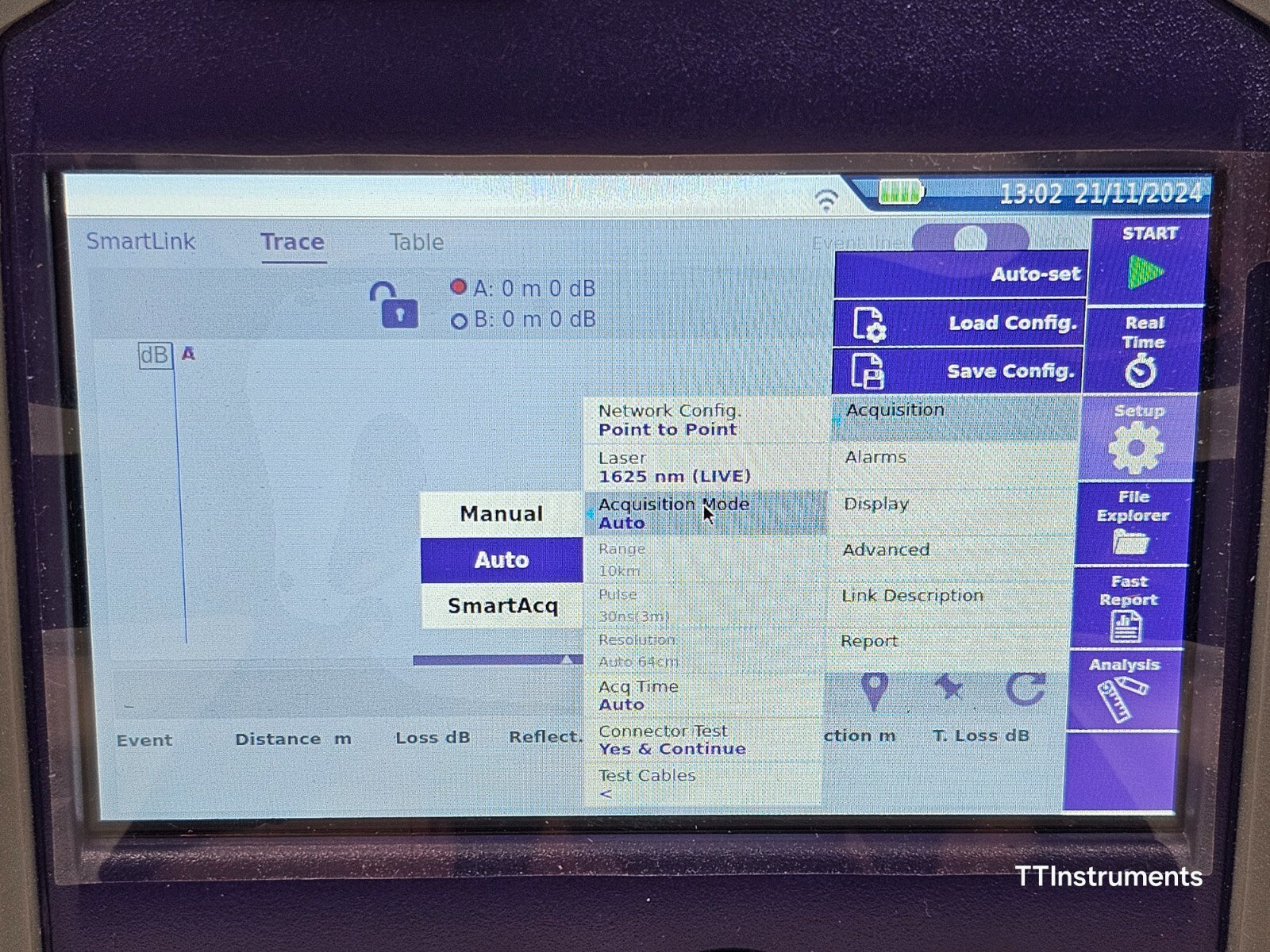 Viavi JDSU E136FB SmartOTDR 1310/1550 & 1625 Live 41 dB SM Long Haul OTDR MFD 22