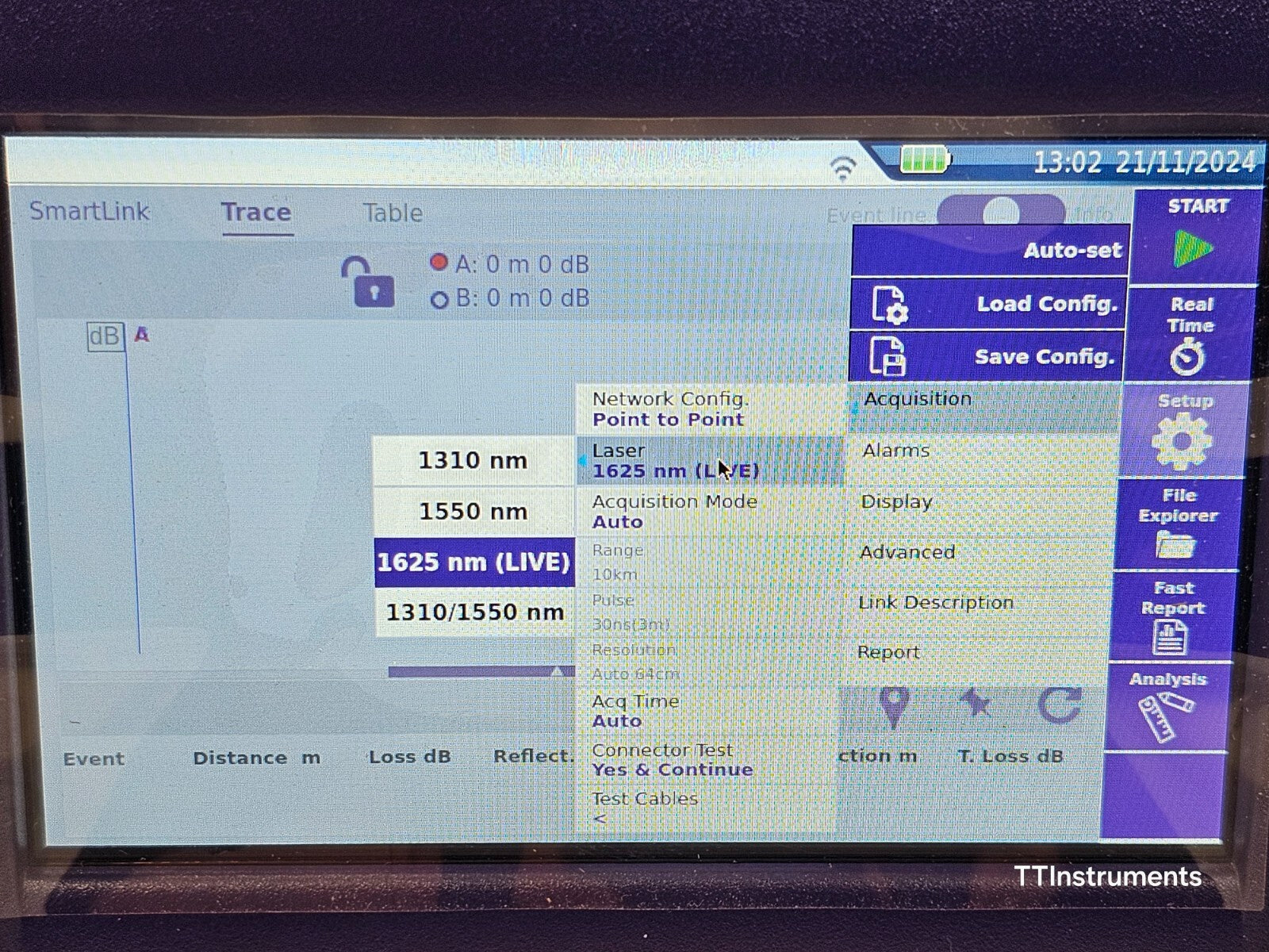 Viavi JDSU E136FB SmartOTDR 1310/1550 & 1625 Live 41 dB SM Long Haul OTDR MFD 22