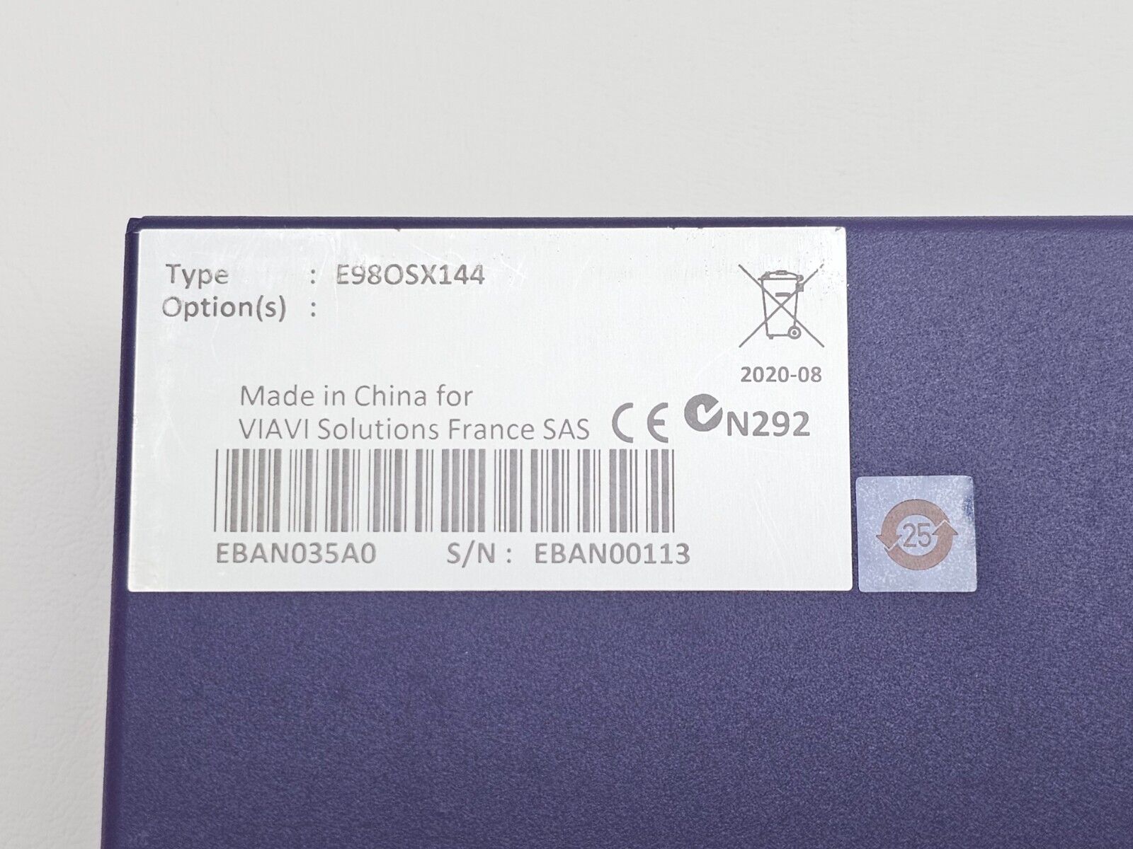 Viavi JDSU E98OSX144 High Port Density 144 Port Optical Switch For RFTS Solution