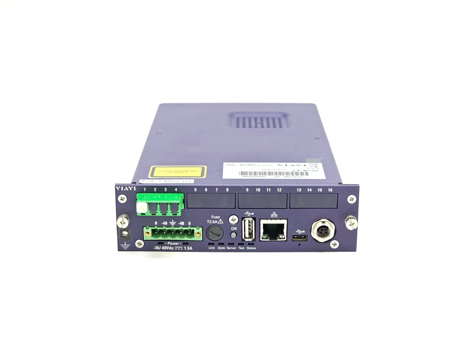 Viavi JDSU E9E-EXTX-36 36-Port External Switch LC-APC with OTU 5000 A1 OTDR