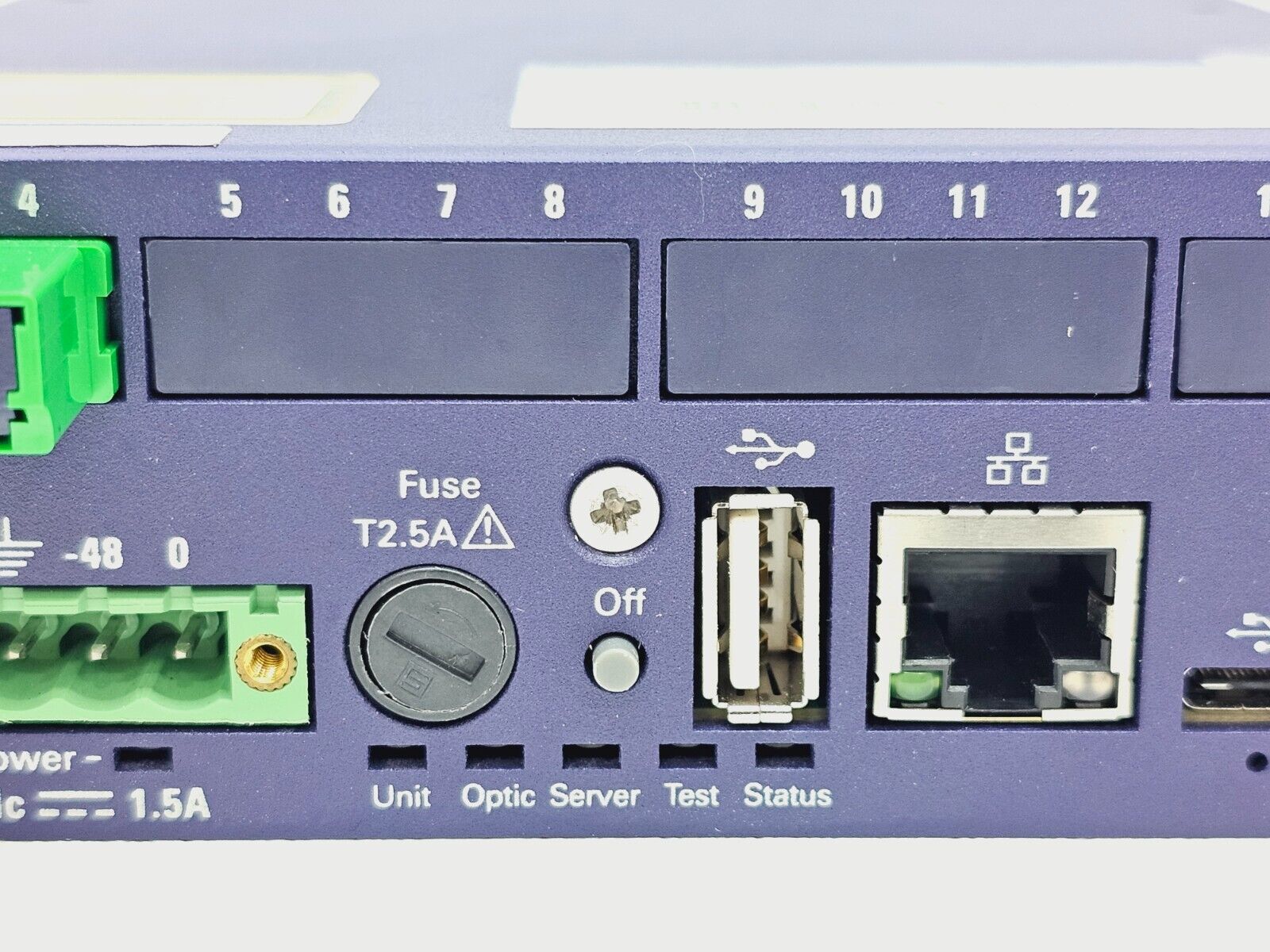 Viavi JDSU E9E-EXTX-36 36-Port External Switch LC-APC with OTU 5000 A1 OTDR