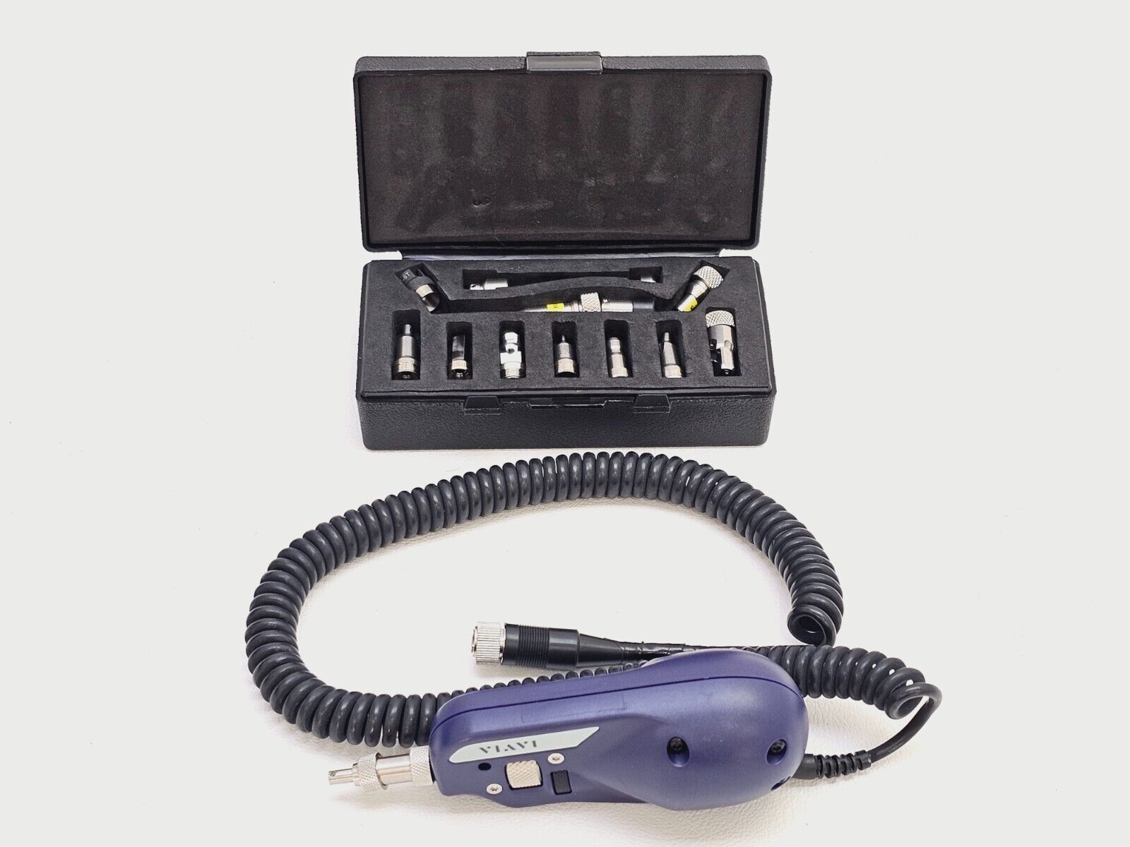 Viavi JDSU FCL-P1005 CleanBlast Fiber End-face Cleaning System with Scope + Tips
