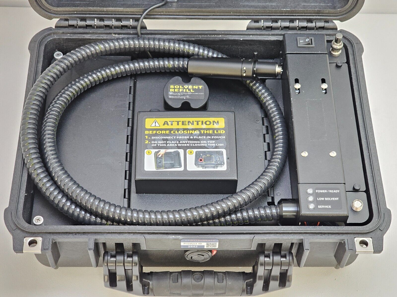 Viavi JDSU FCL-P1005 CleanBlast Fiber End-face Cleaning System with Scope + Tips