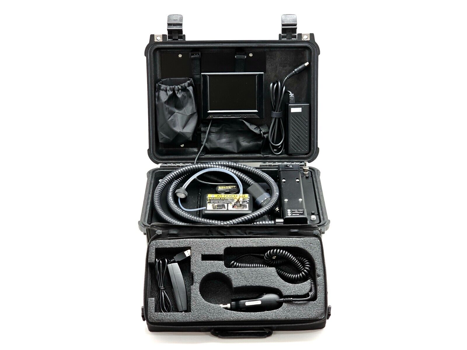 Viavi JDSU FCL-P1100 CleanBlast Fiber End-face Cleaning System with Scope & Tips