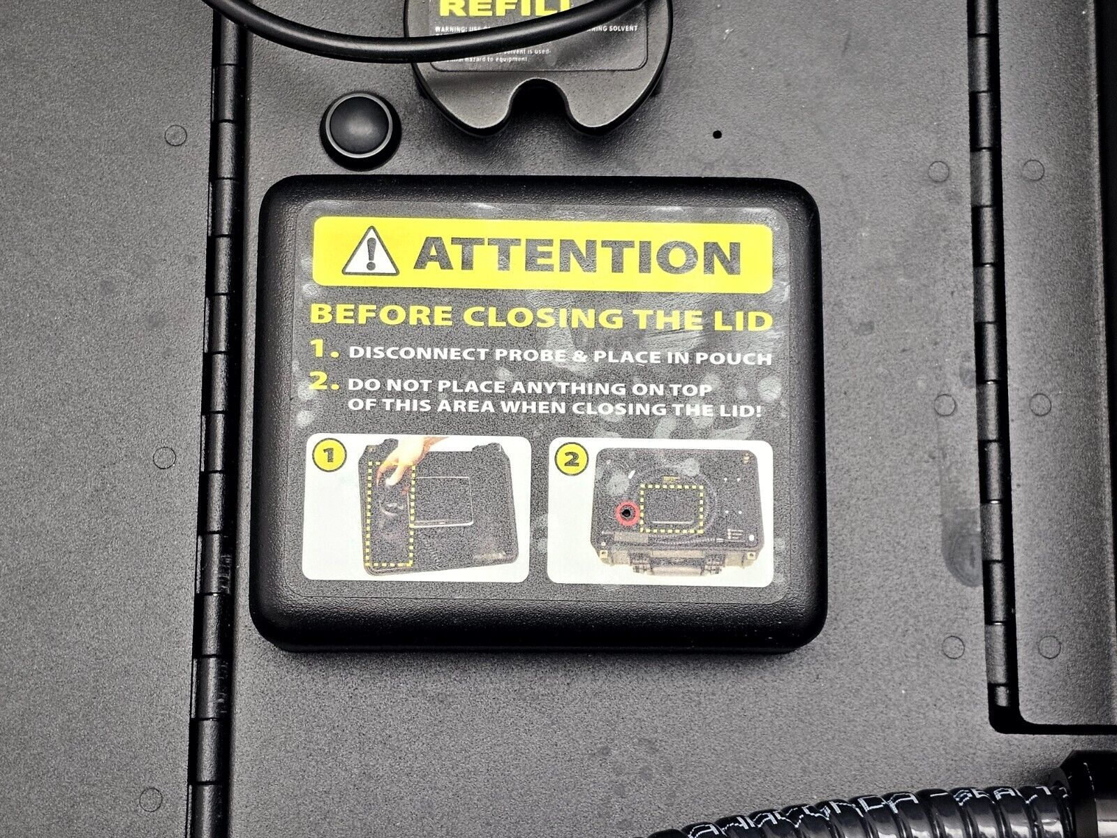 Viavi JDSU FCL-P1100 CleanBlast Fiber End-face Cleaning System with Scope & Tips