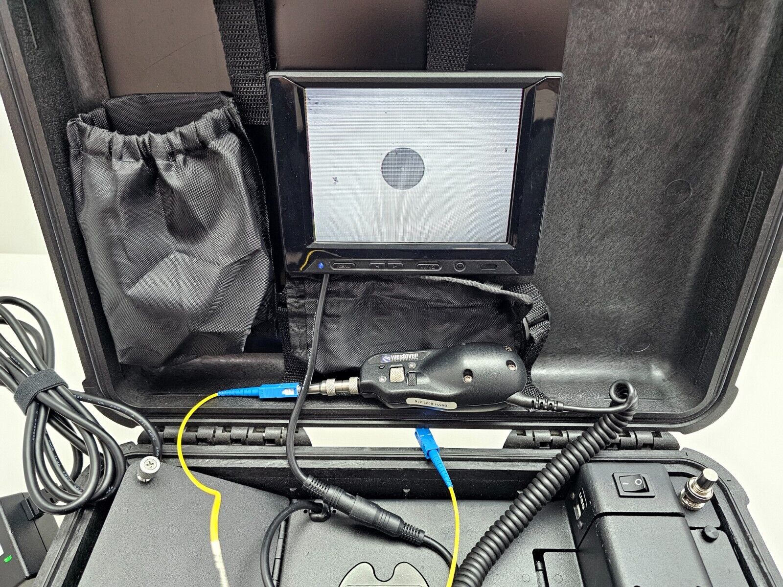 Viavi JDSU FCL-P1100 CleanBlast Fiber End-face Cleaning System with Scope & Tips