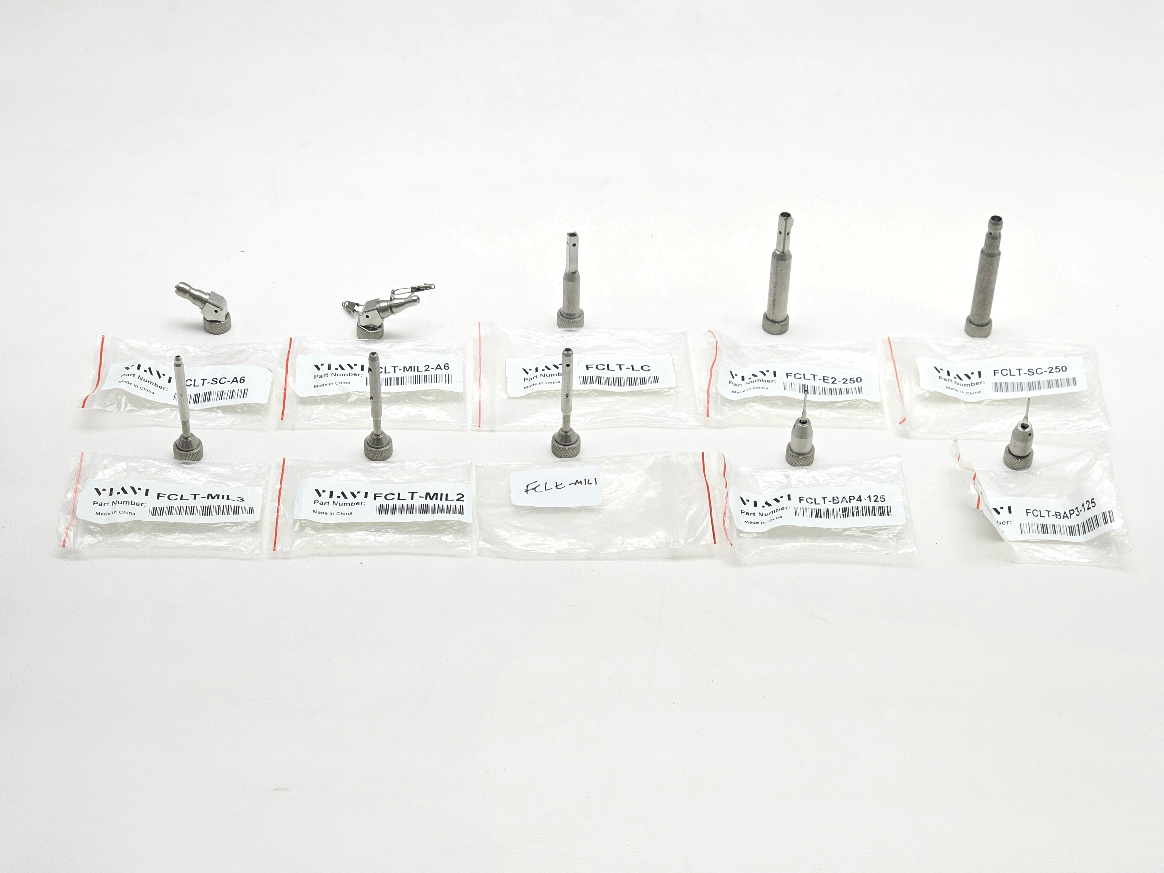 Viavi JDSU FCLT Cleaning Tips Fiber End-face Longreach Angled Bulkhead Patchcord