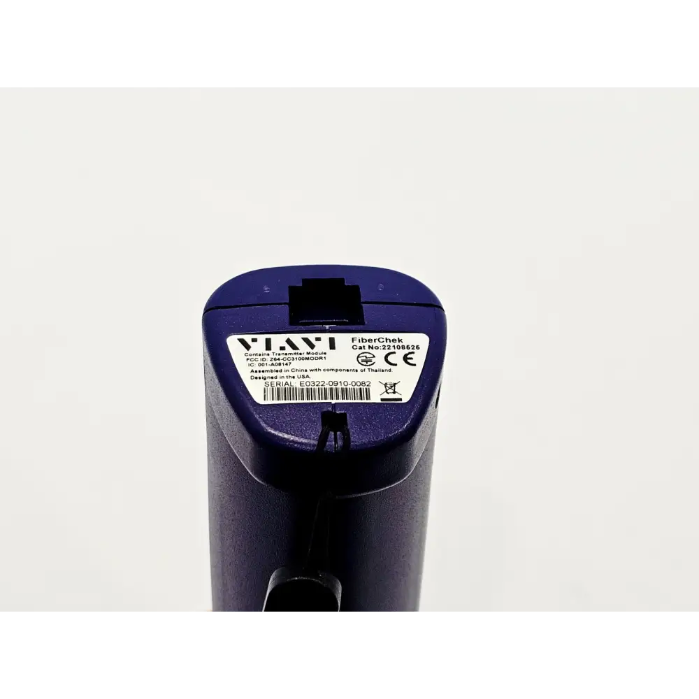 Viavi JDSU FiberChek scope with bulkhead adapter tips for LC SC and SC-APC connectors