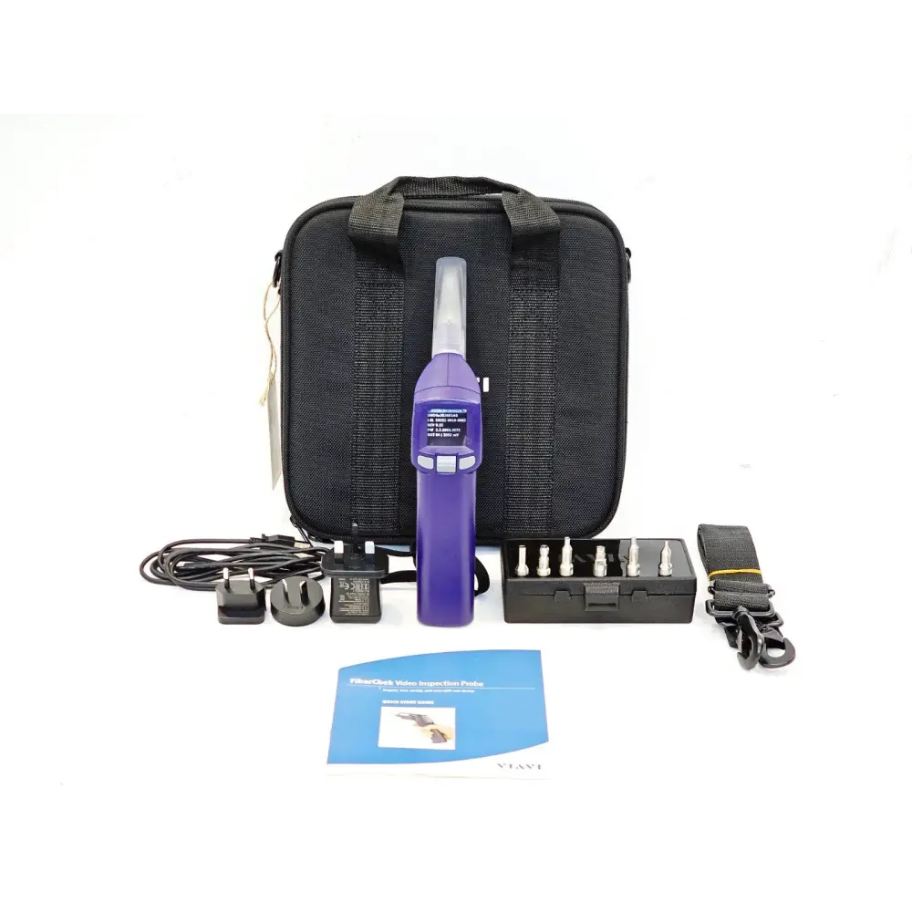 Viavi JDSU FiberChek FIT-FC-KIT3 fibre inspection scope front view with integrated display