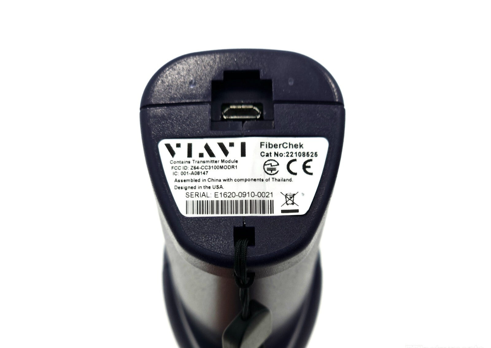 Viavi JDSU FiberChek Fiber Scope Probe + 6 Tips SC/LC/SC-APC/U12M/U25M/U25MA FBP