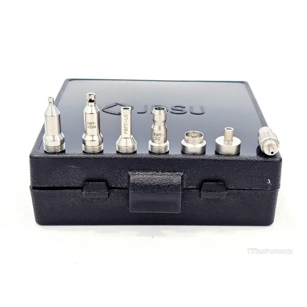Carry case for Viavi FIT-ATT-18 kit open showing all components