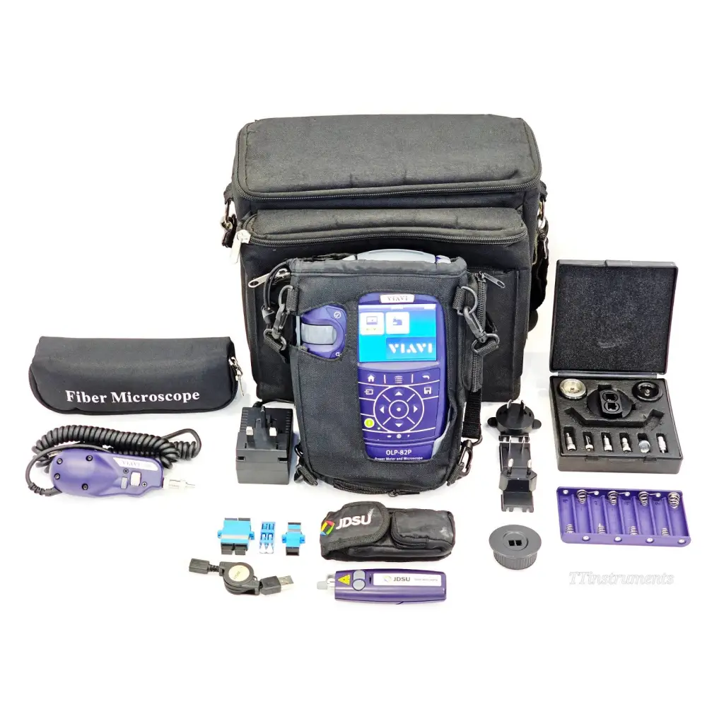 Viavi JDSU FIT-ATT-18 fibre optic test kit complete set in carry case