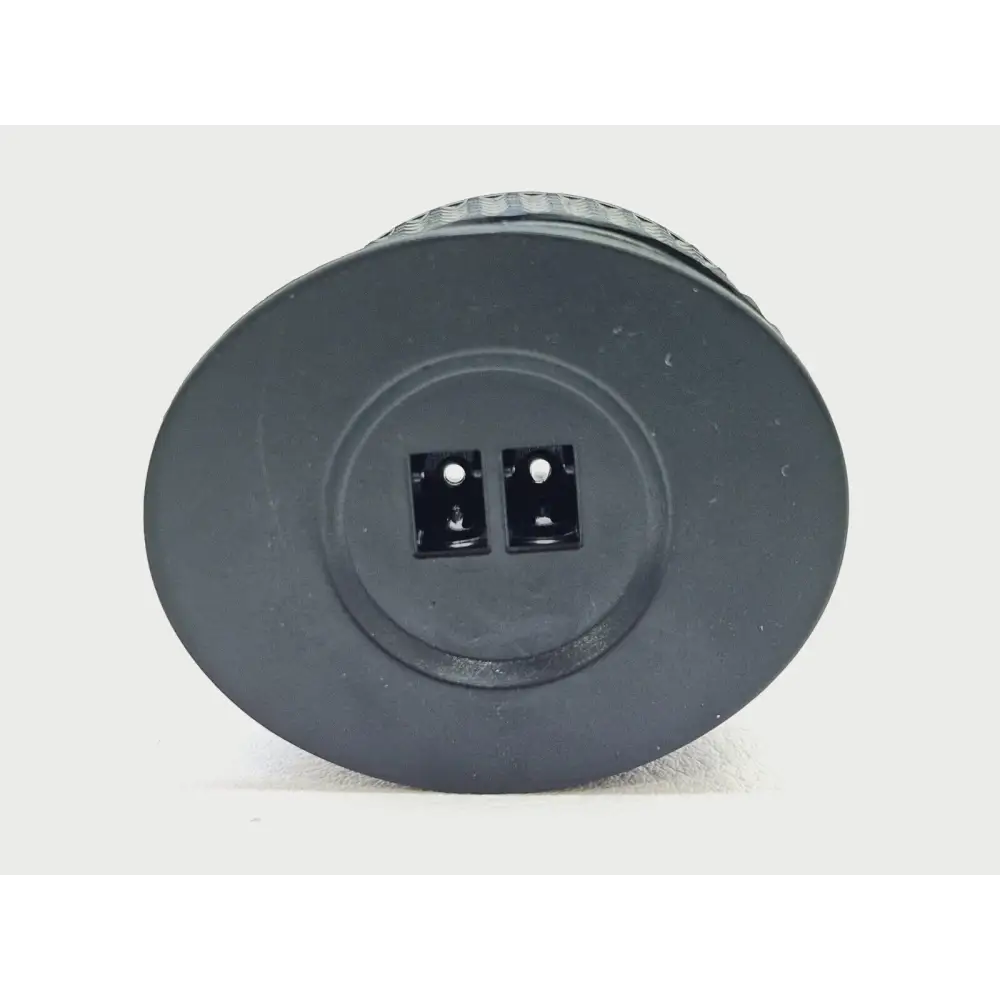 FMAE-LC-2X female-threaded LC duplex fibre adapter front face detail view