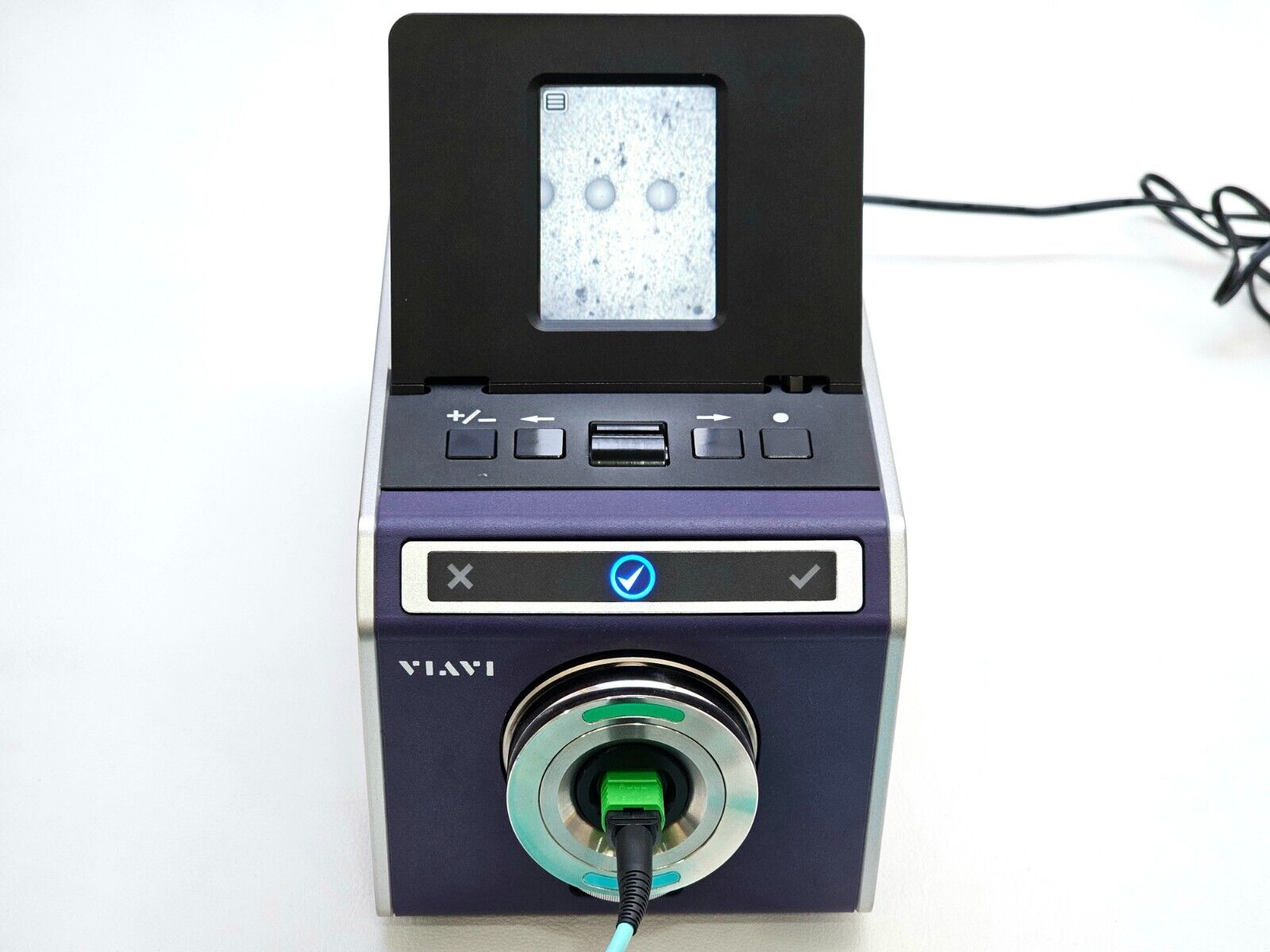 Viavi JDSU FVAm-1000-S Bench-Top MPO Autofocus Microscope + Adapters FVAM-1000