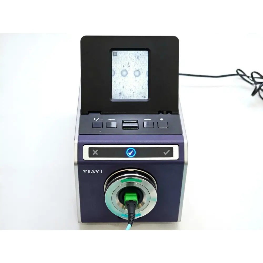 FVAm-1000-S benchtop microscope with power adapter and included accessories