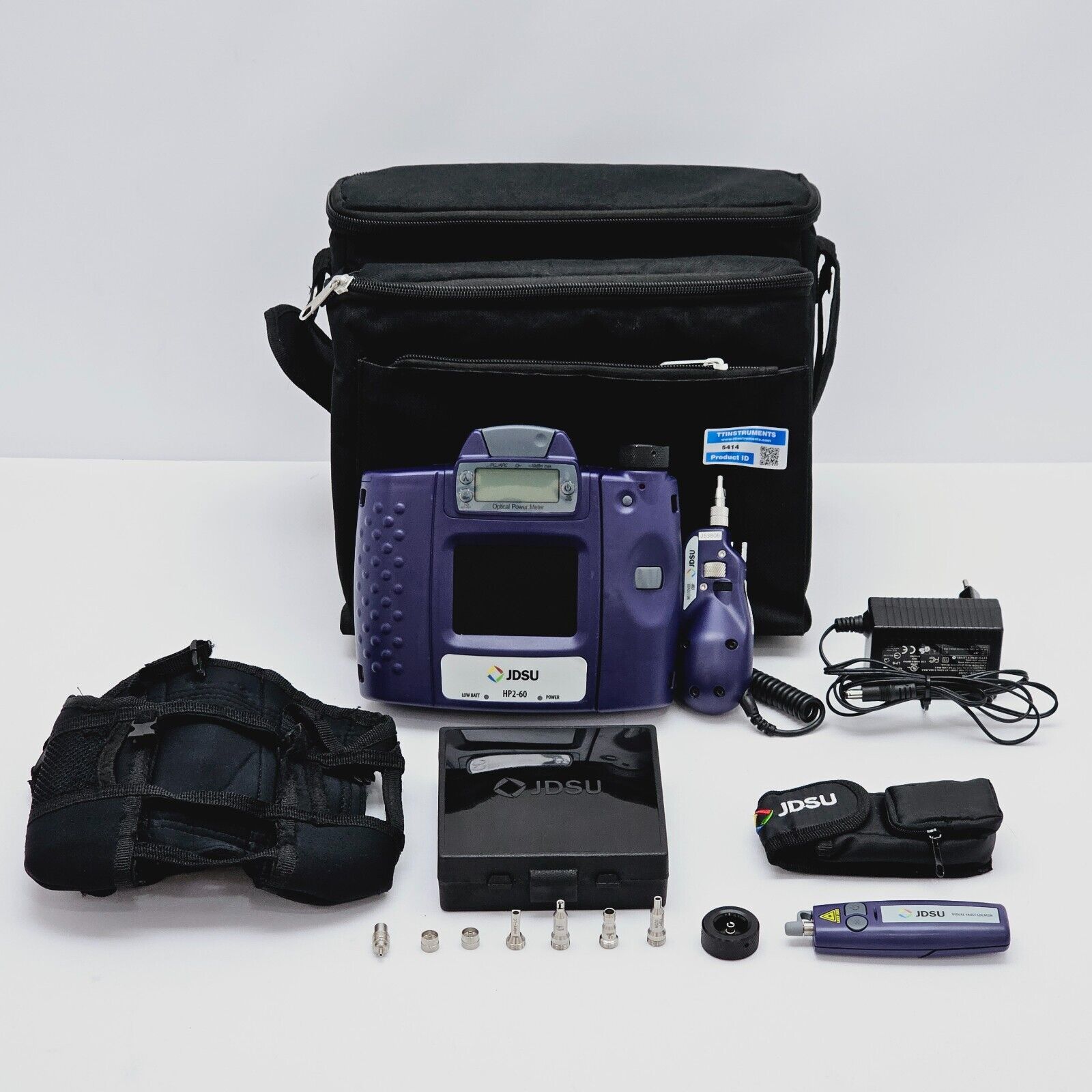 Viavi JDSU HP2-60 Power Meter & Microscope w/ VFL and Tips U25M/SC/LC HP2-60-P4