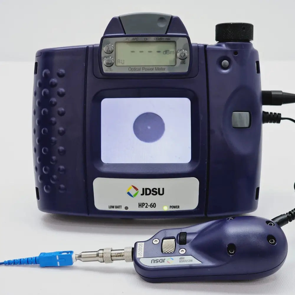 Full contents of Viavi HP2-60-P4 kit laid out showing all included accessories