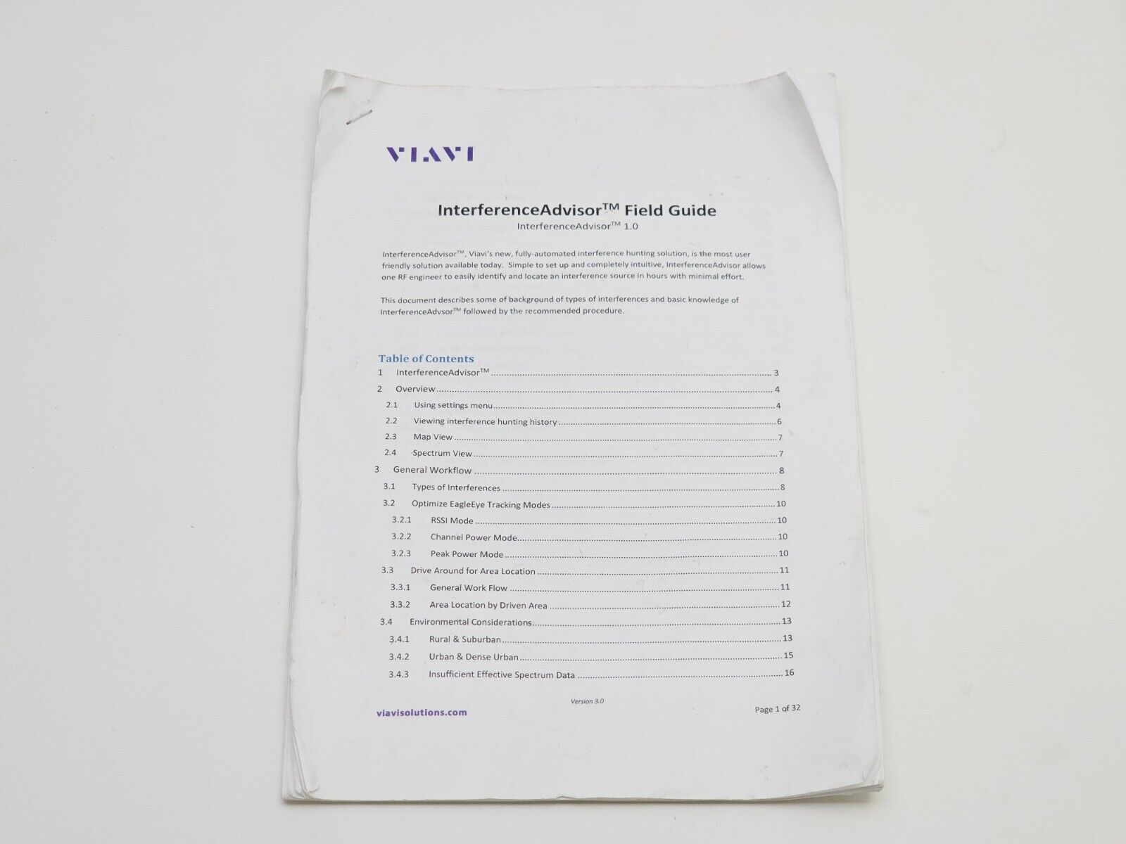 Viavi JDSU IA811 RF Test Interference Advisor Accessories Kit with Antenna & ...