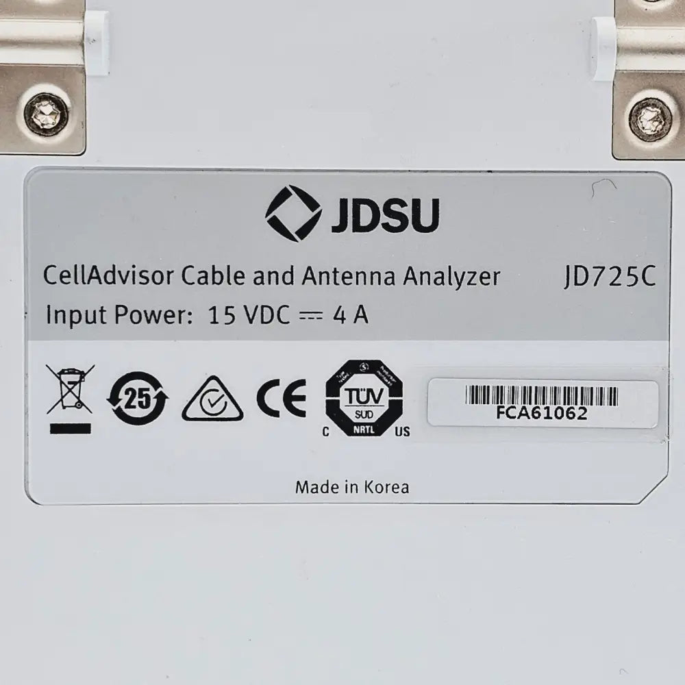 JD725C CellAdvisor RF port and Bias Tee connector detail