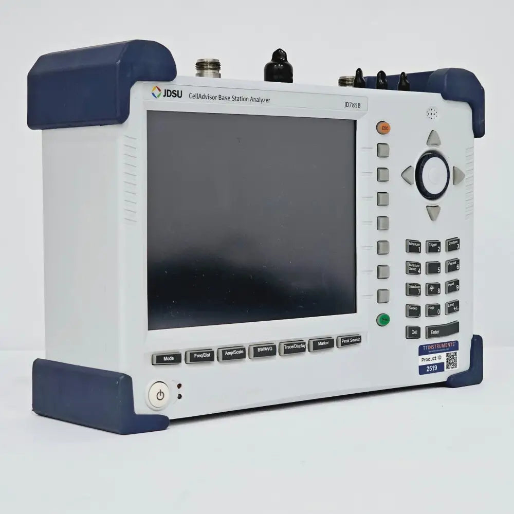 Viavi JDSU JD785B options screen showing active licensed options including Bluetooth and GPS