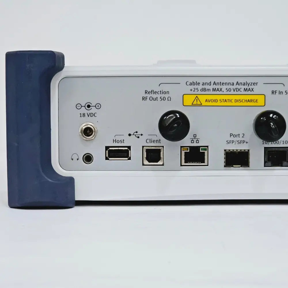 Viavi JDSU JD785B analyzer screen showing interference analysis measurement mode