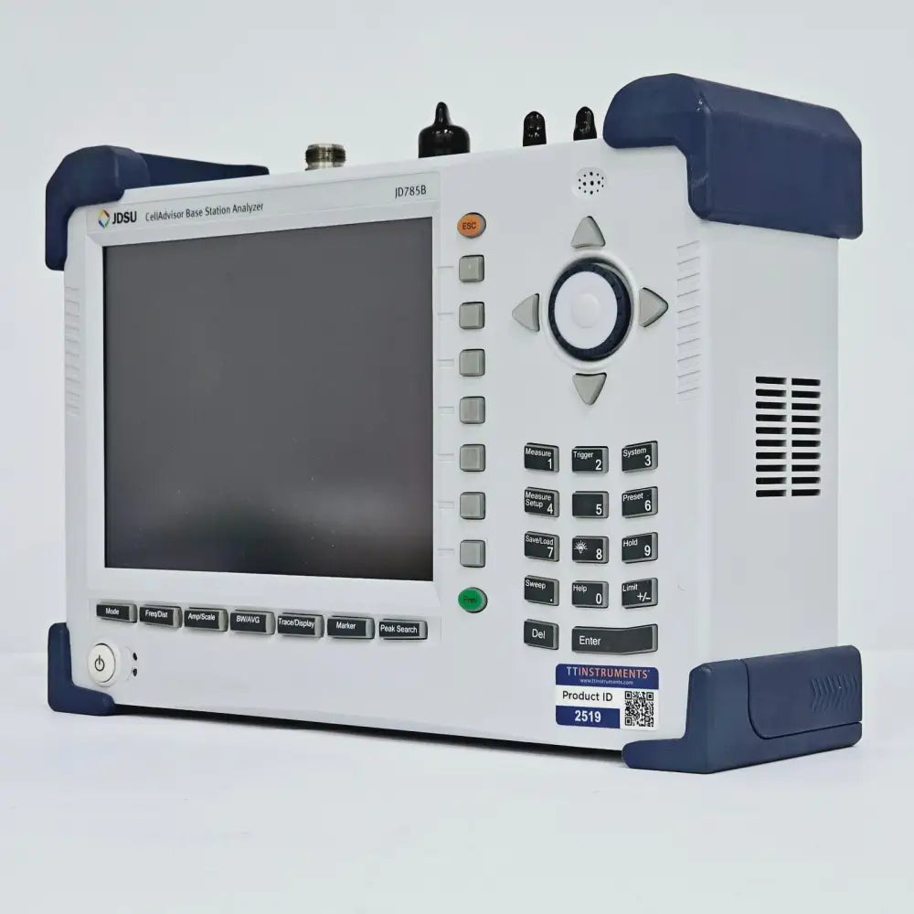 Viavi JD785B CellAdvisor analyzer with supplied accessories laid out
