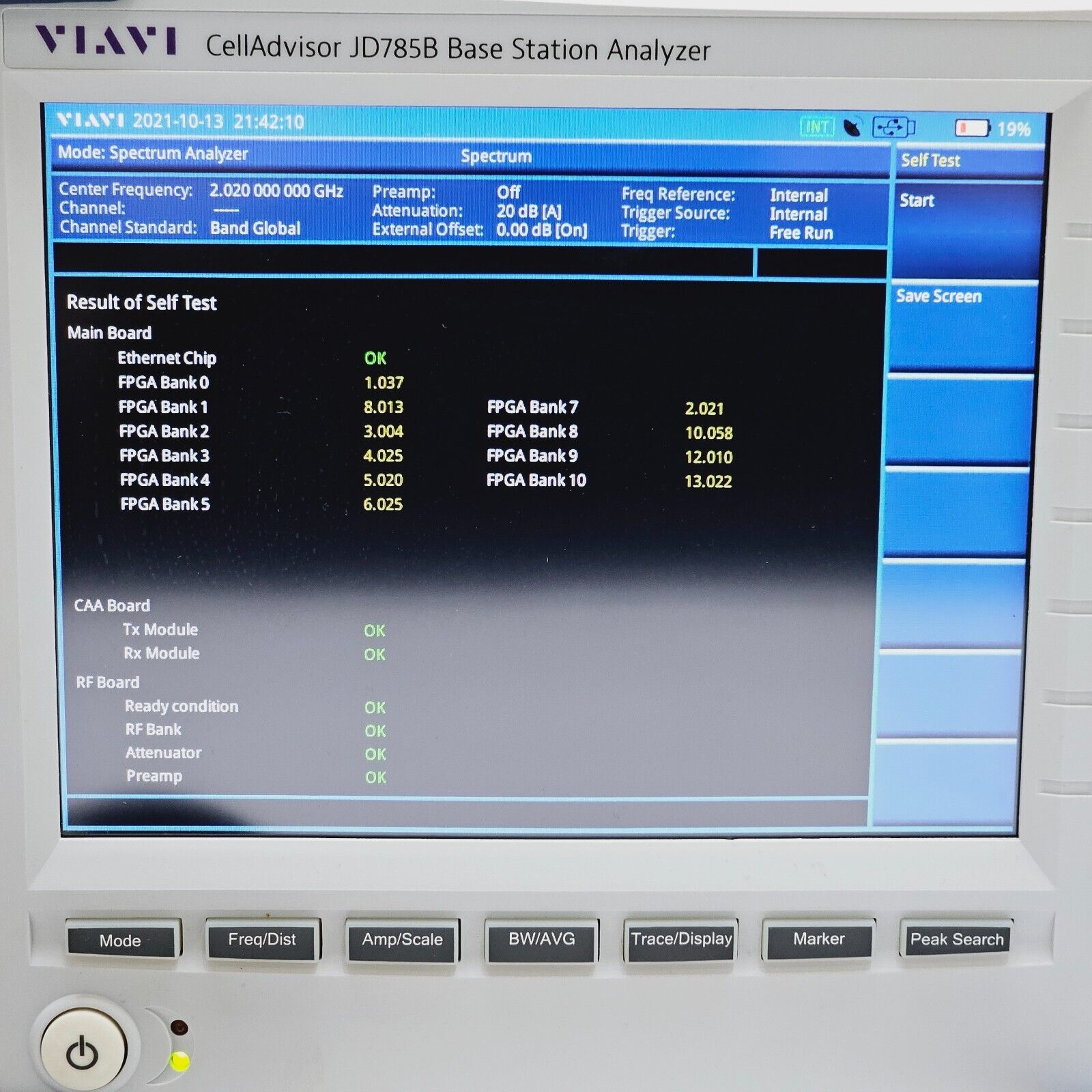 Viavi JDSU JD785B CellAdvisor 9kHz-8GHz Spectrum Analyzer Cable & Antenna RF Pow