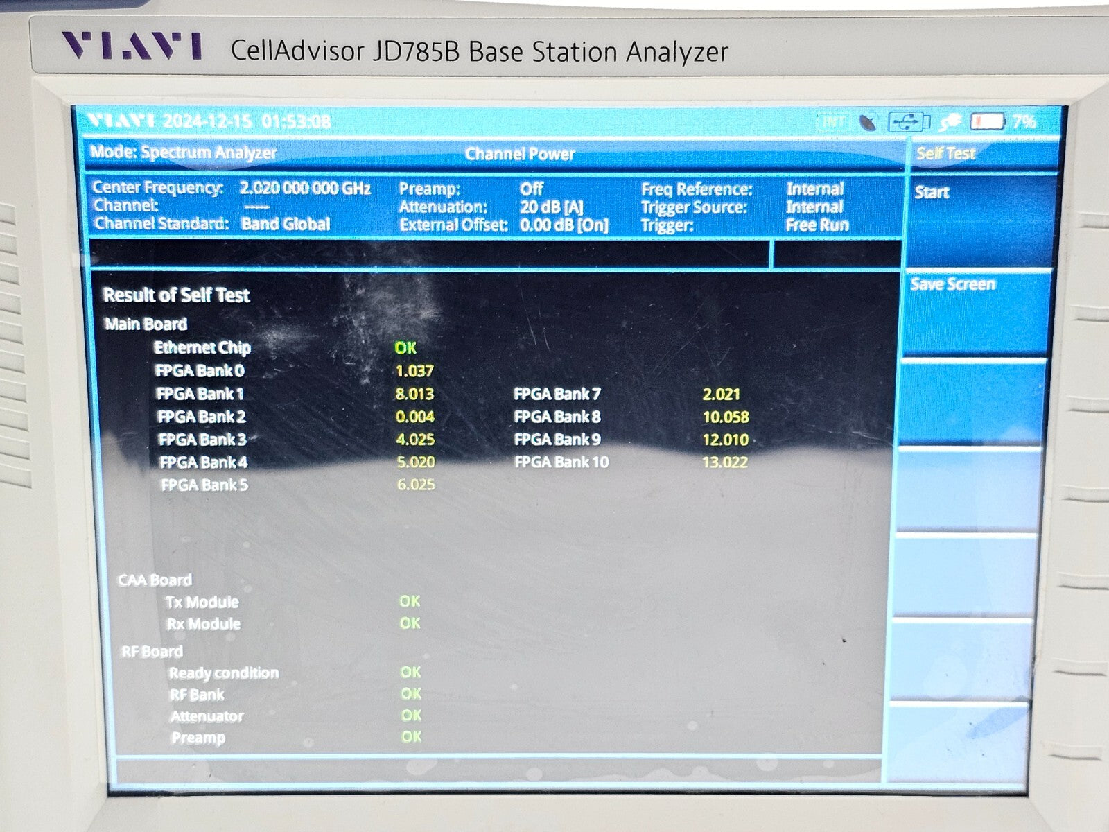 Viavi JDSU JD785B CellAdvisor Base Station Analyzer 9kHz-8GHz LTE RFoCPRI OBSAI