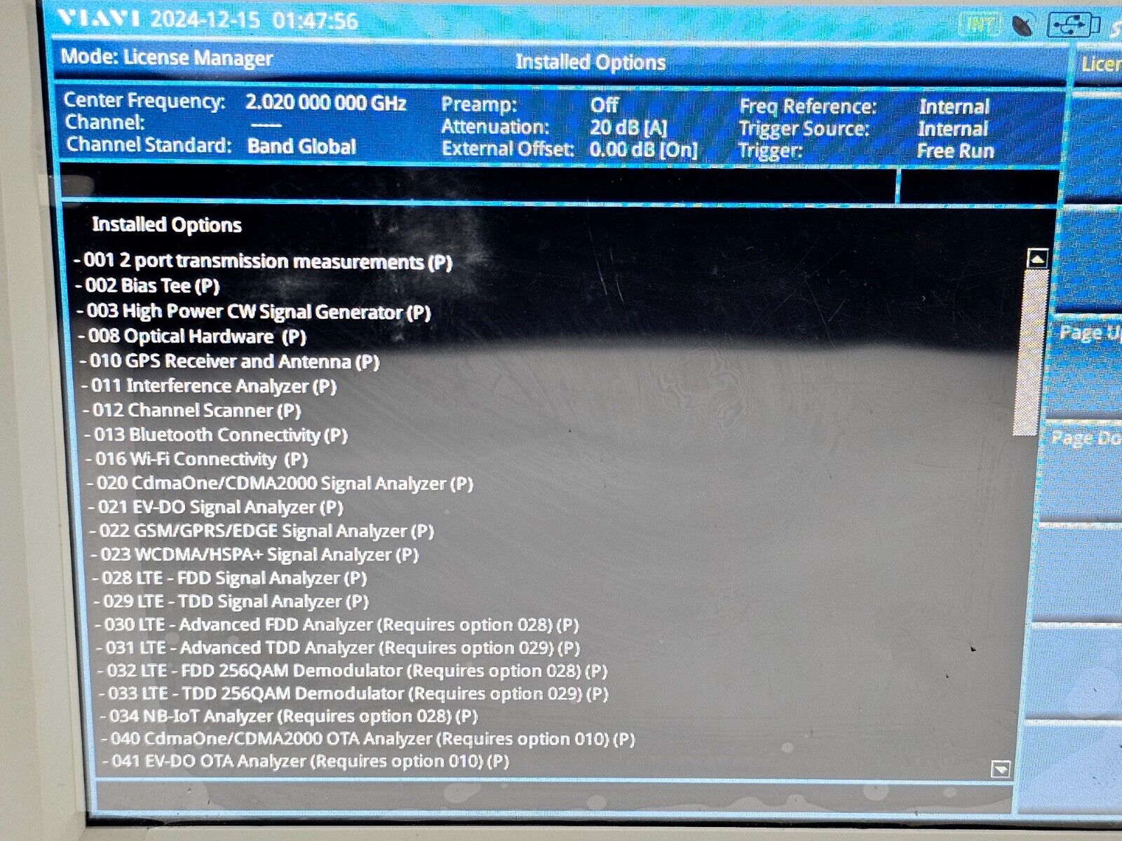 Viavi JDSU JD785B CellAdvisor Base Station Analyzer 9kHz-8GHz LTE RFoCPRI OBSAI