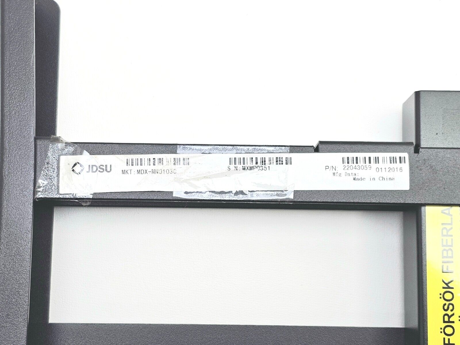 Viavi JDSU LGX Box with TWO 1625nm WDM SC-APC E98LGX2W162SA Passive Component Mo