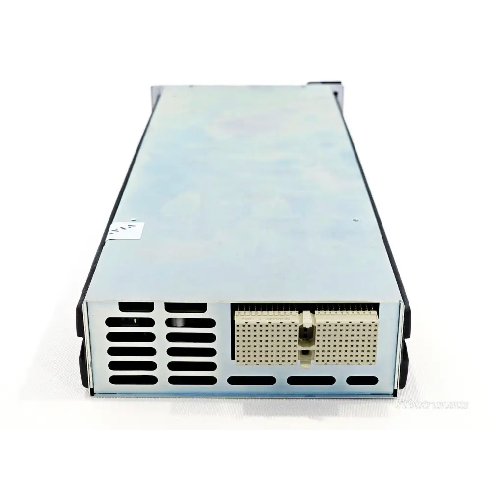 Viavi mEDFA-C1 L-band amplifier rear view showing multi-pin backplane connector for MAP chassis installation
