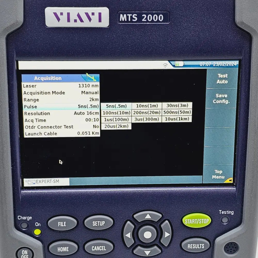 Viavi MTS 2000 with 4136 FMP2 module overall system view showing refurbished condition