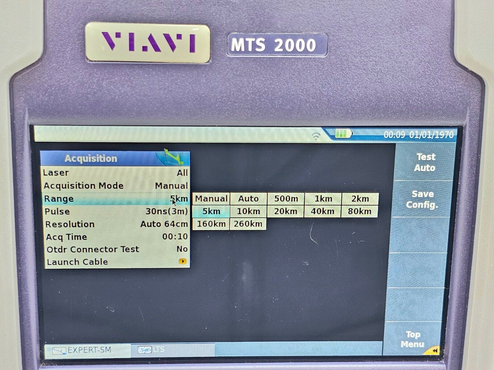 Viavi JDSU MTS 2000 Mainframe + 4126 MA SM OTDR 1310/1550nm Fiber Complete Softw