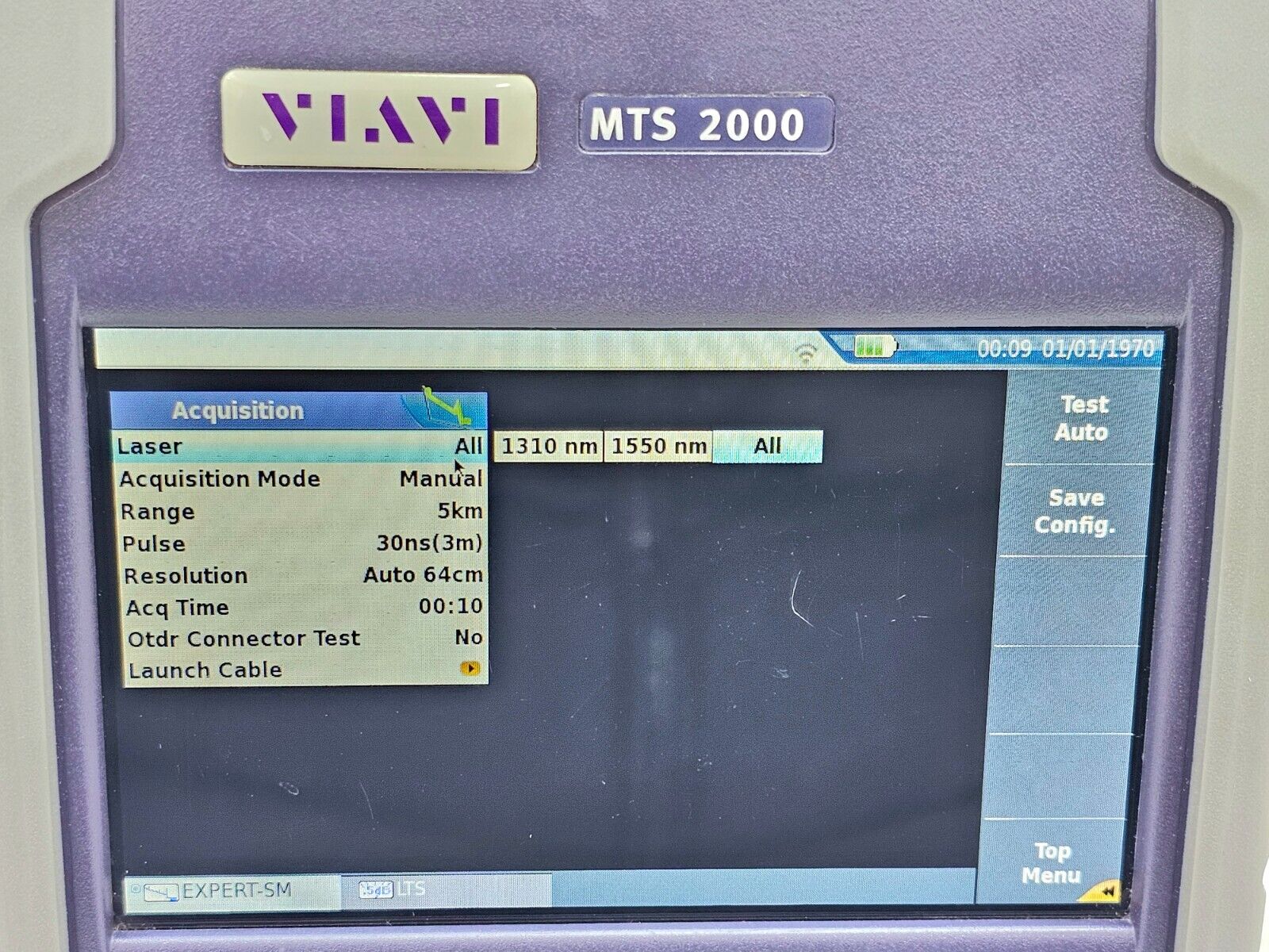 Viavi JDSU MTS 2000 Mainframe + 4126 MA SM OTDR 1310/1550nm Fiber Complete Softw