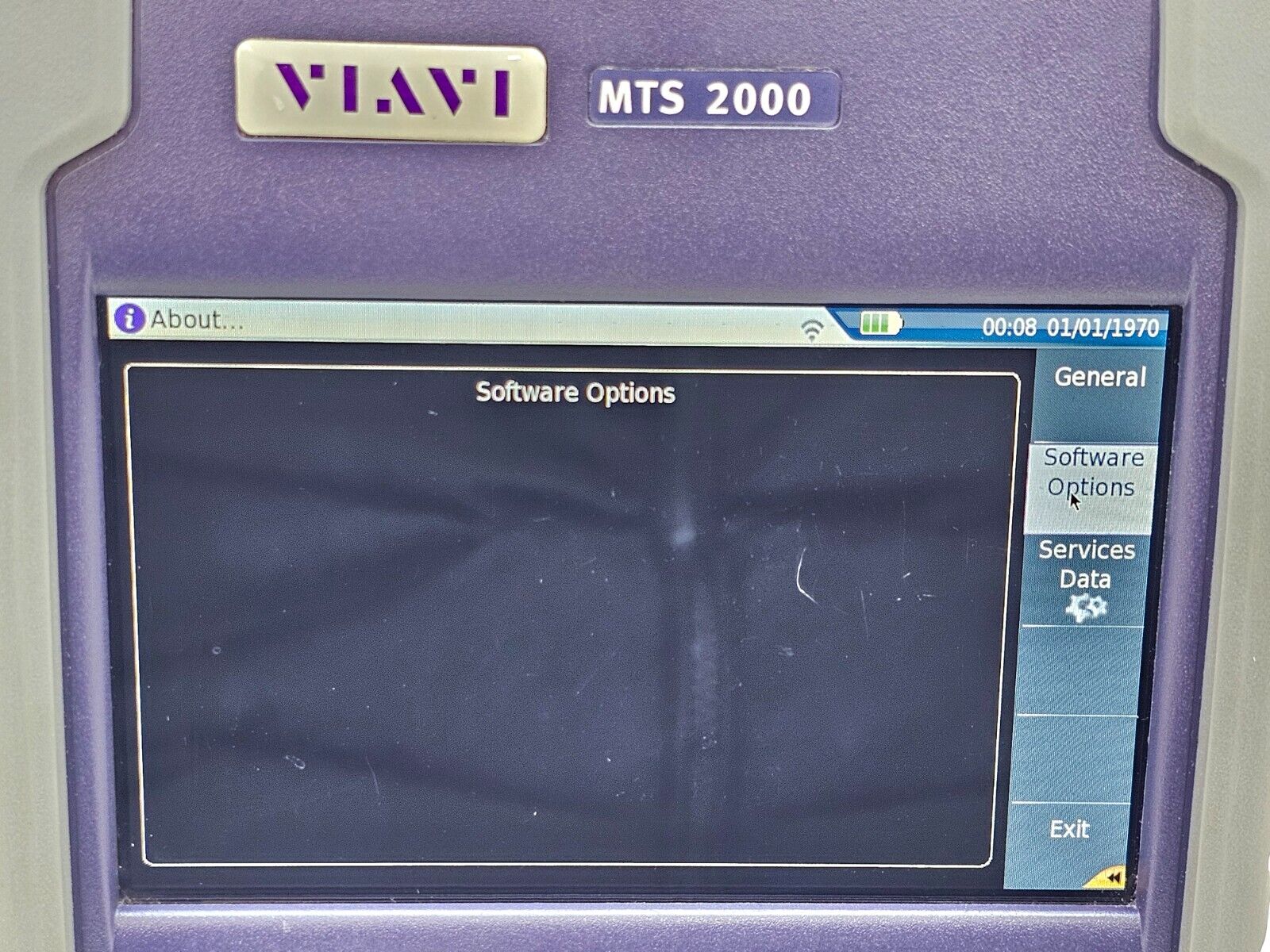 Viavi JDSU MTS 2000 Mainframe + 4126 MA SM OTDR 1310/1550nm Fiber Complete Softw