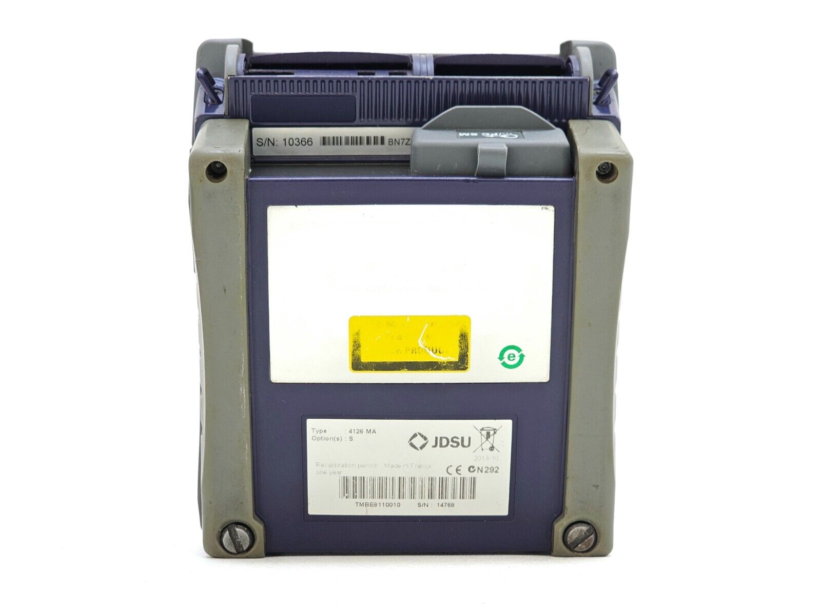 Viavi JDSU MTS 2000 Mainframe w/ 4126 MA SM OTDR 1310/1550 nm 37/35 dB PC-FC