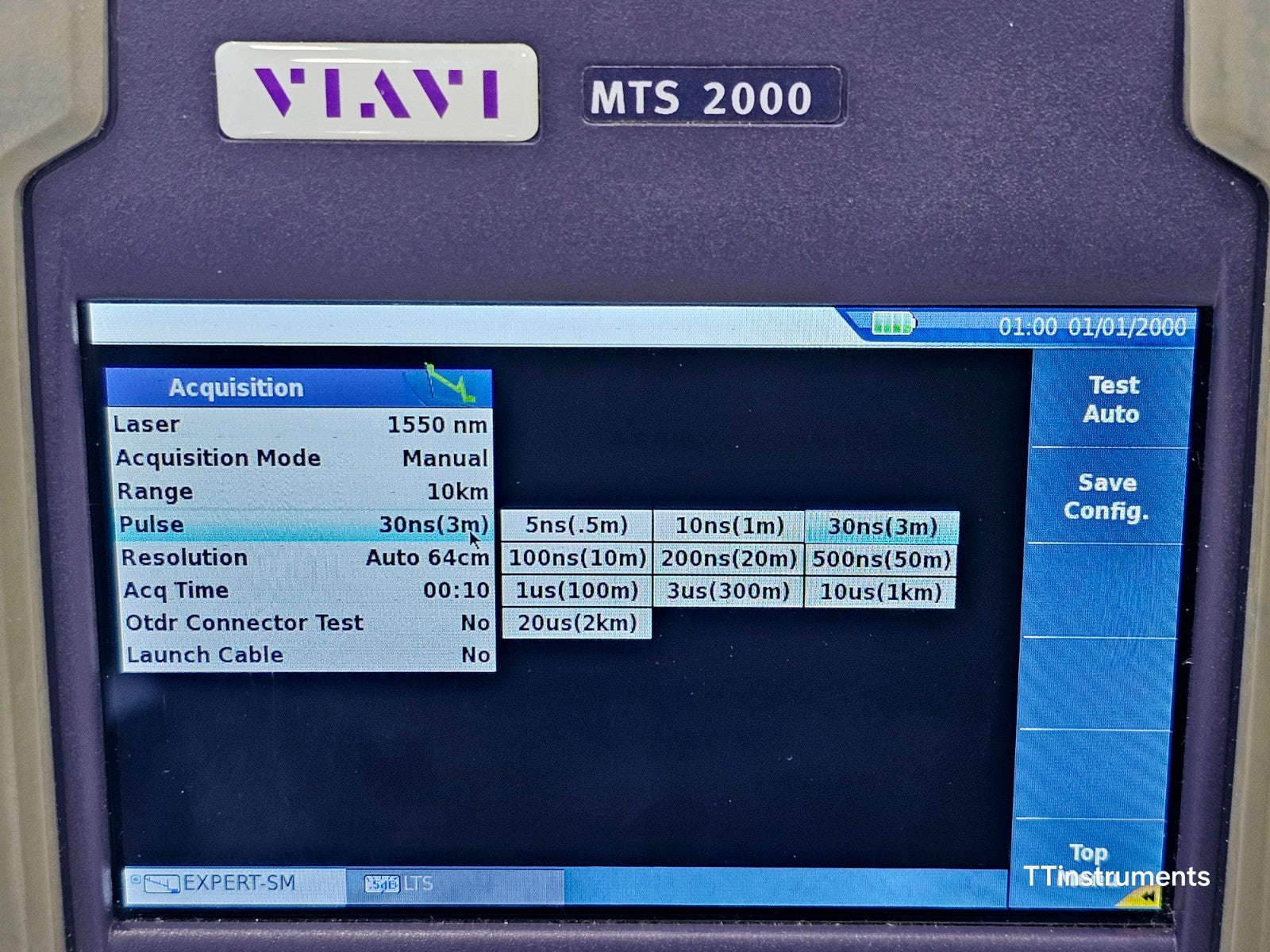 Viavi JDSU MTS 2000 PM/VFL + 4126 MP2 Metro PON 1310/1550 nm OTDR 46/45 dB
