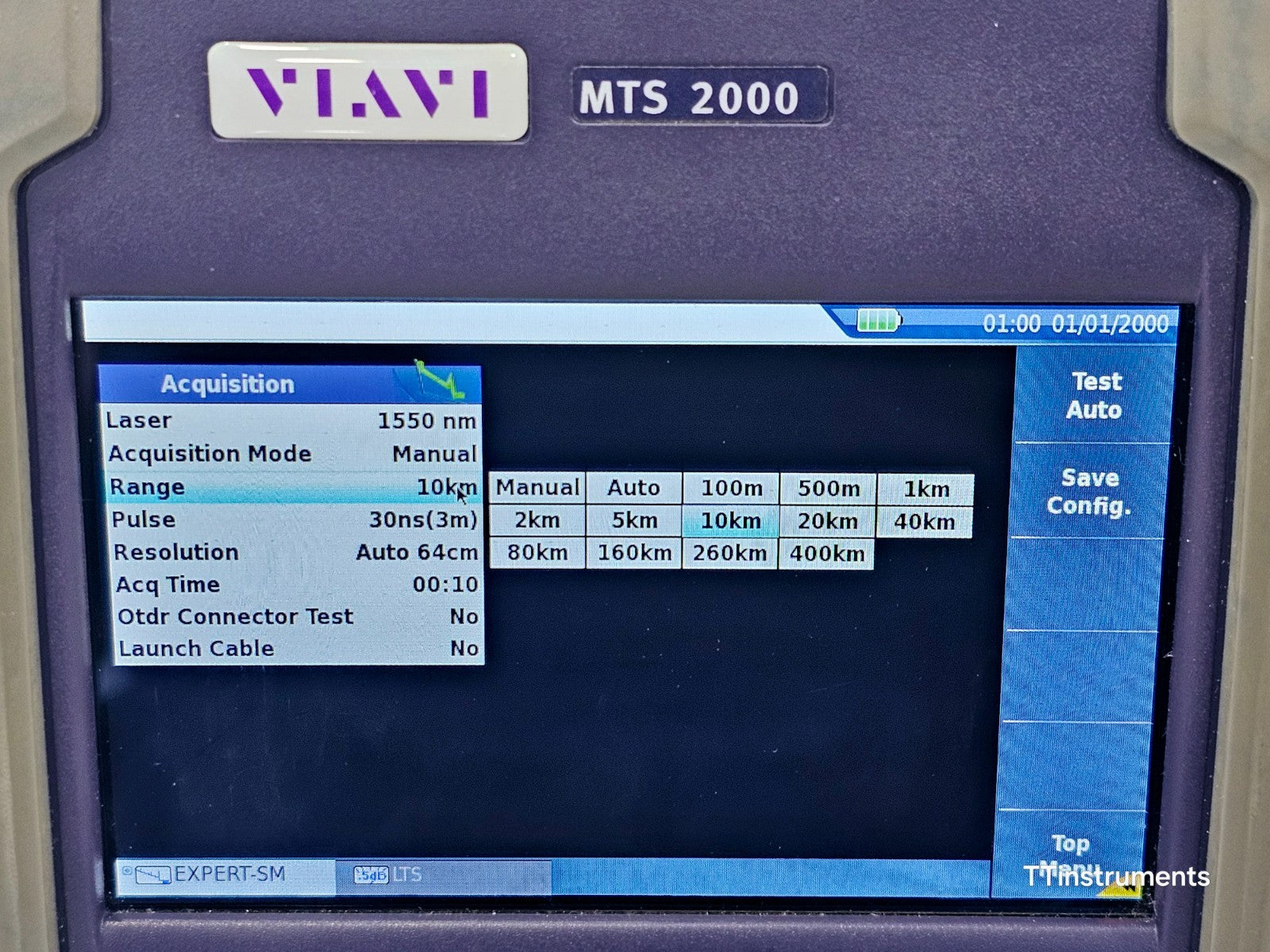 Viavi JDSU MTS 2000 PM/VFL + 4126 MP2 Metro PON 1310/1550 nm OTDR 46/45 dB