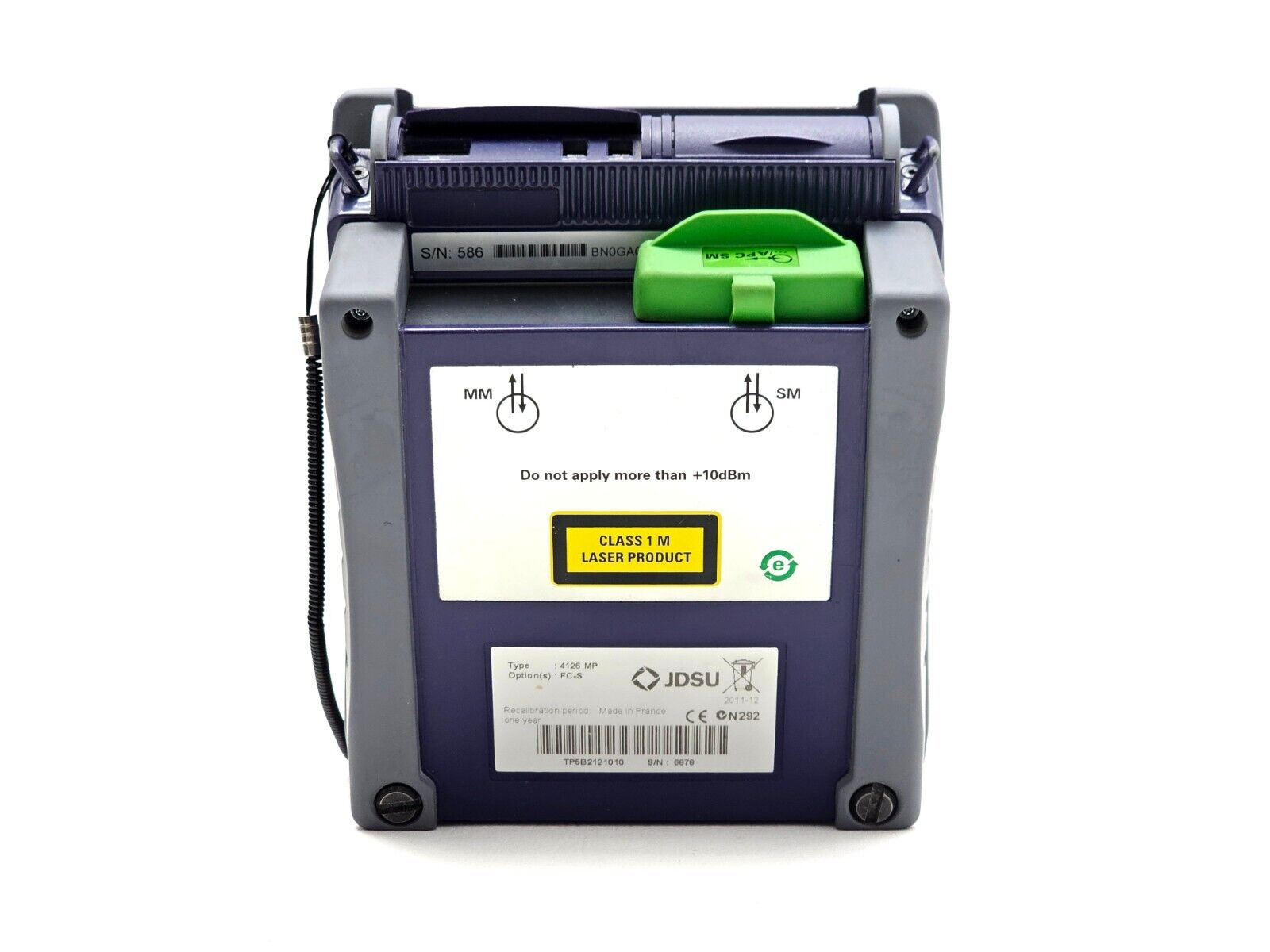 Viavi JDSU MTS 2000 PM/VFL with 4126 MP Metro PON 1310/1550 nm OTDR + FCOMP SW