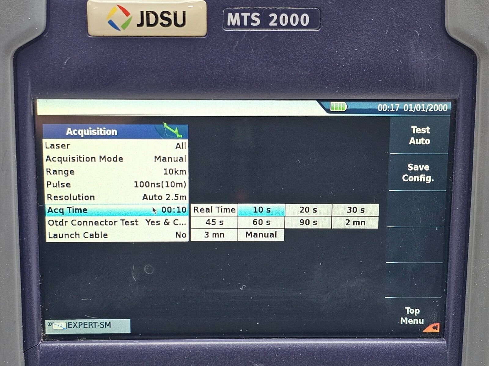 Viavi JDSU MTS 2000 PM/VFL with 4126 MP Metro PON 1310/1550 nm OTDR + FCOMP SW
