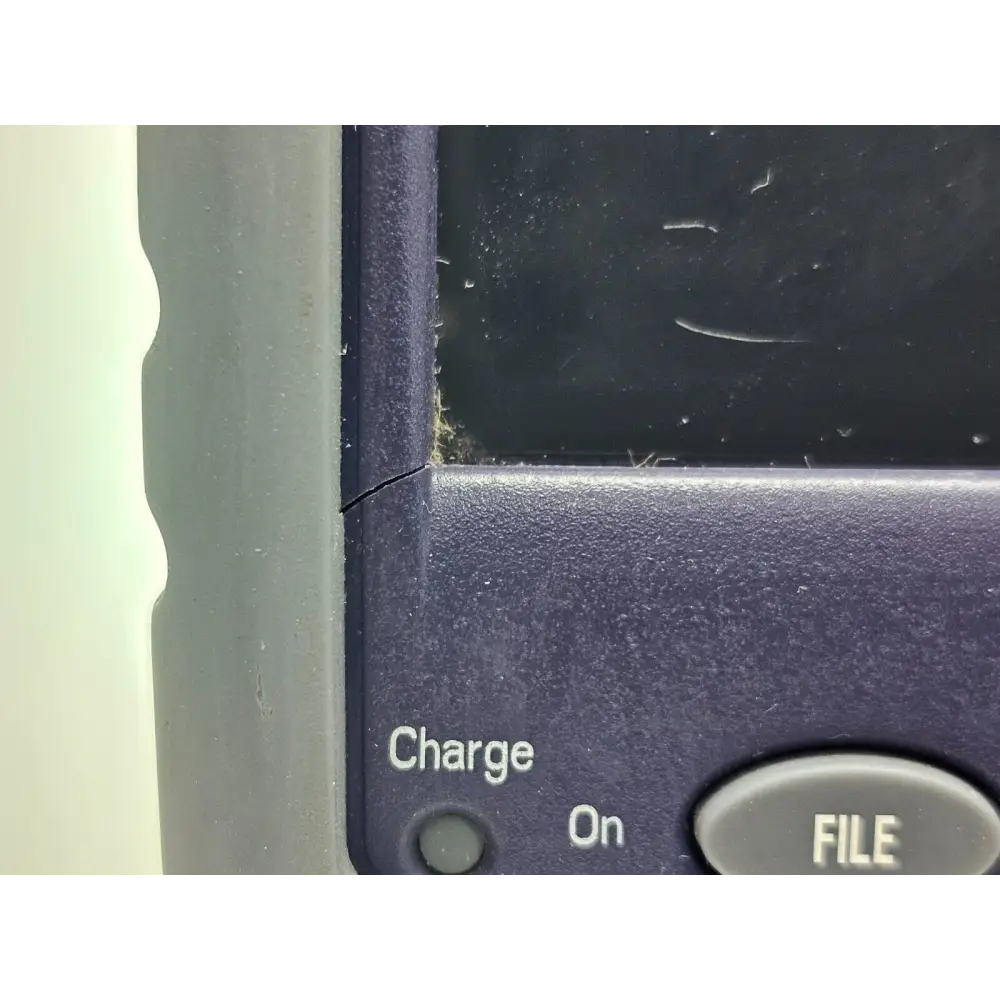 Viavi MTS 2000 OTDR powered on showing startup screen and interface