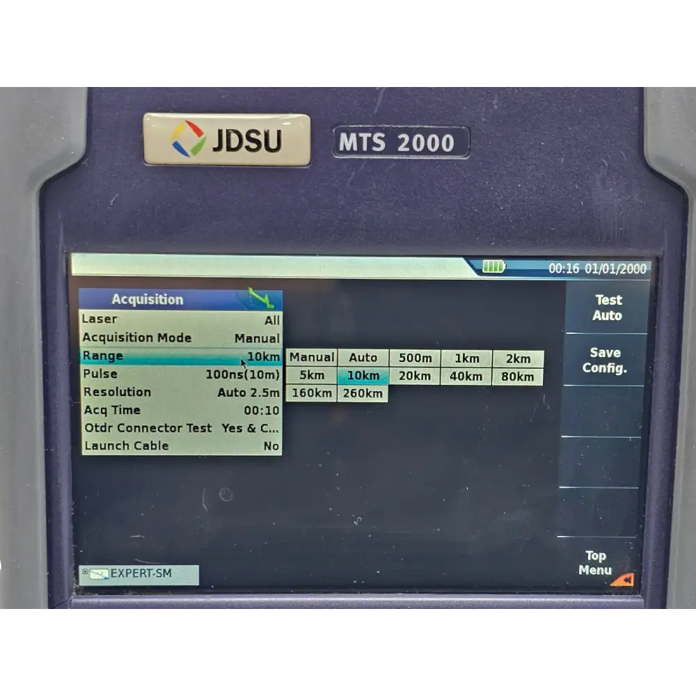 Stylus accessory included with Viavi MTS 2000 touchscreen mainframe