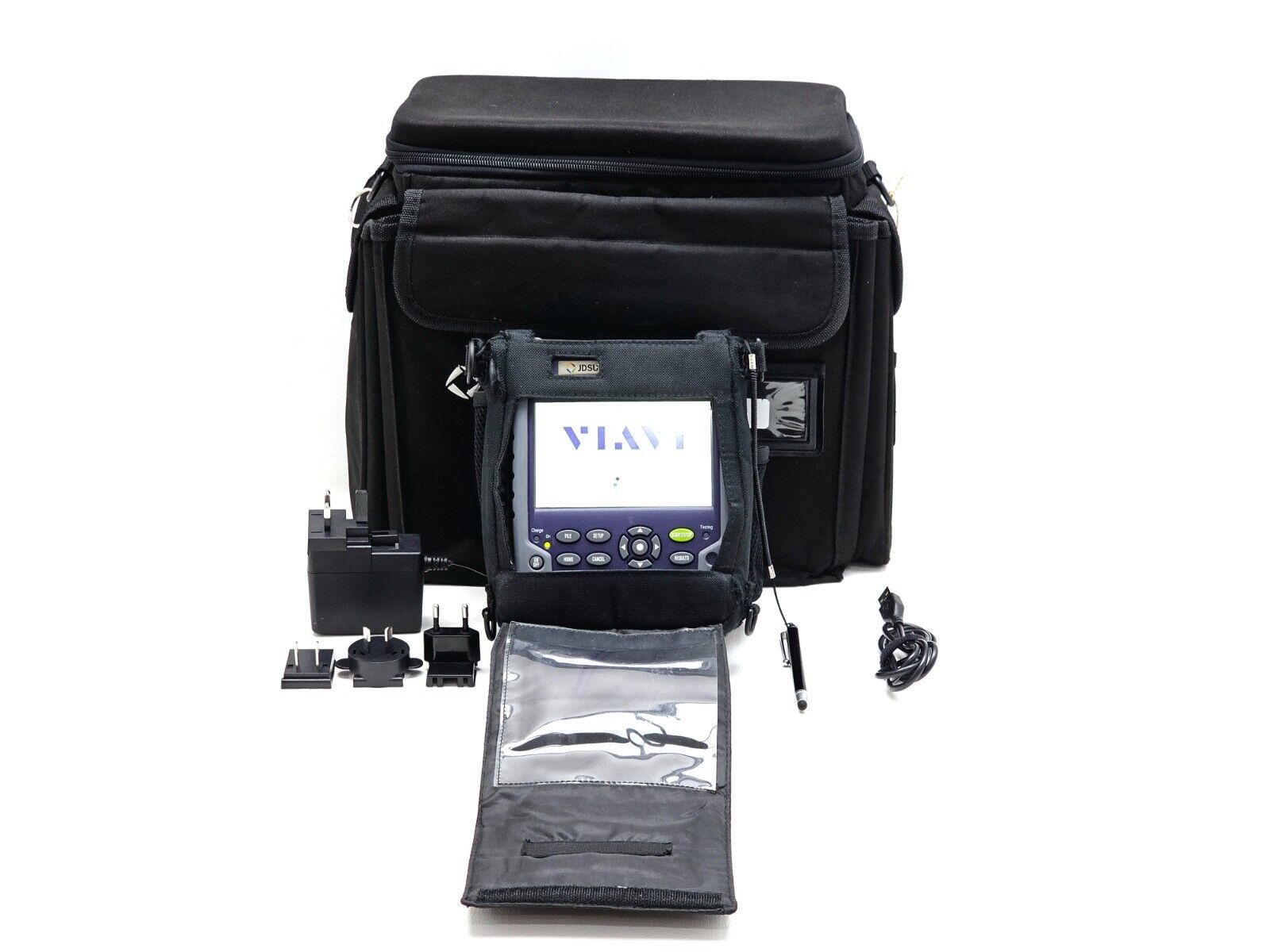 Viavi JDSU MTS 2000 PM/VFL with 4126 MP Metro PON 1310/1550 nm OTDR + FCOMP SW