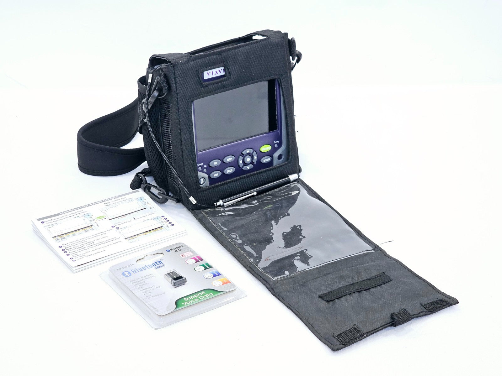 Viavi JDSU MTS 2000 V2 with PM/VFL + 4118FB65 1650 nm 40 dB Filtered OTDR SC-APC